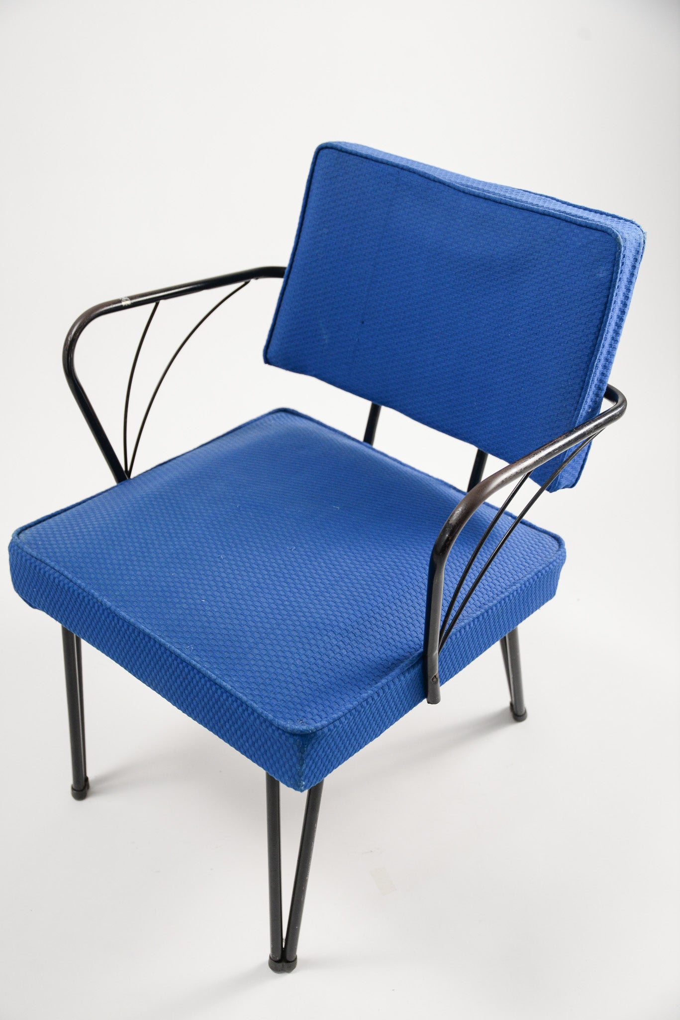 Blue Fabric Armchair / ブルーファブリック アームチェア