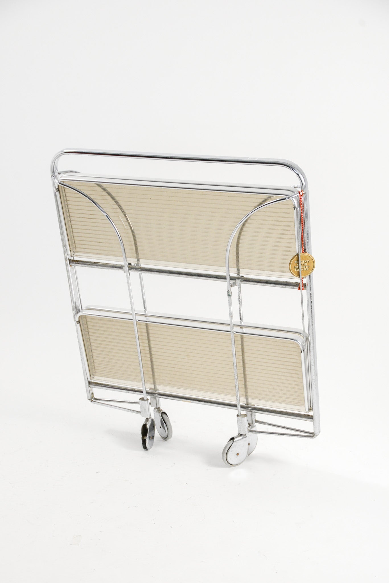 Chrome Acrylic Folding Wagon / クローム×アクリルトレー 折りたたみワゴン