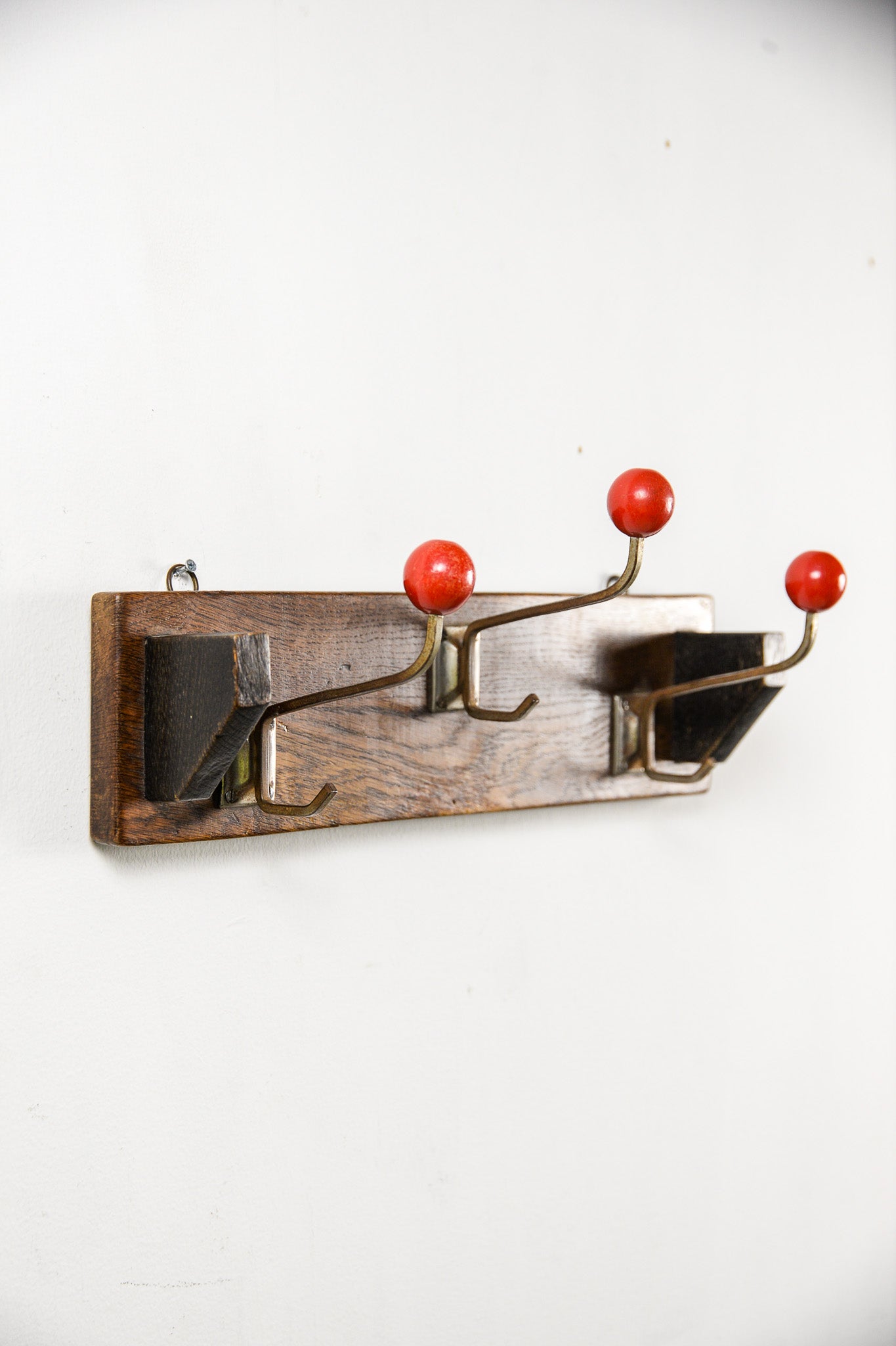 3-Hook Wall Coat Hook / 3連壁かけコートフック