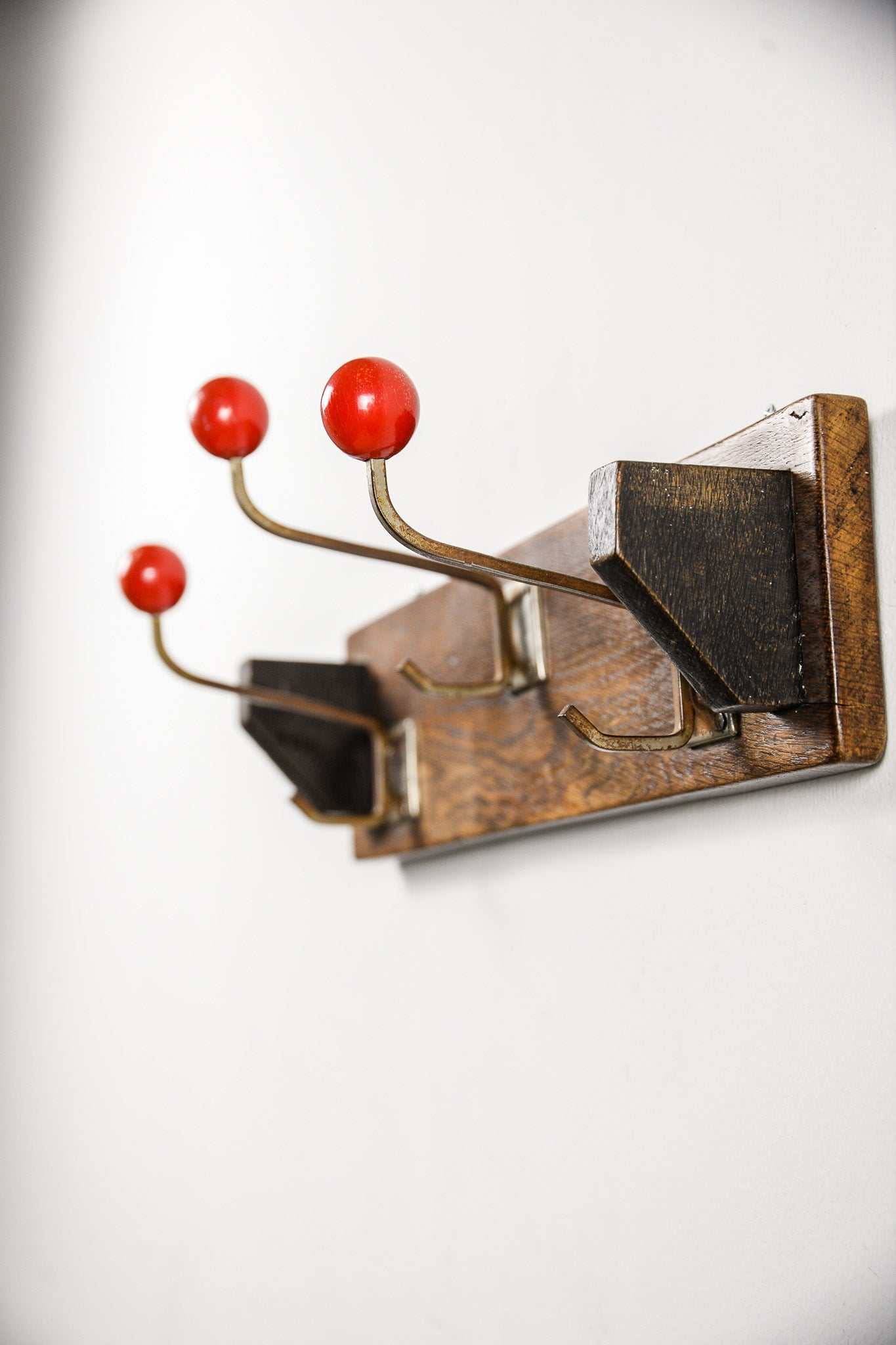 3-Hook Wall Coat Hook / 3連壁かけコートフック