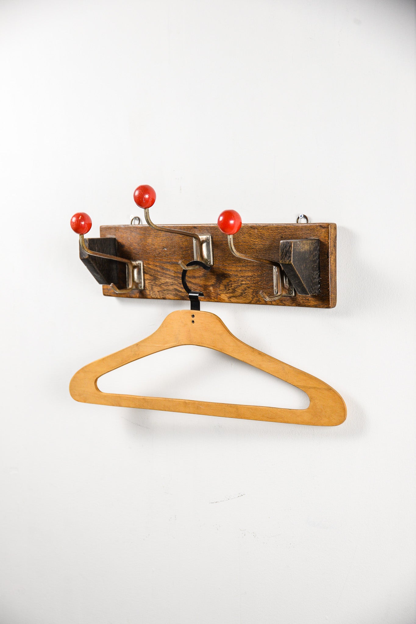 3-Hook Wall Coat Hook / 3連壁かけコートフック