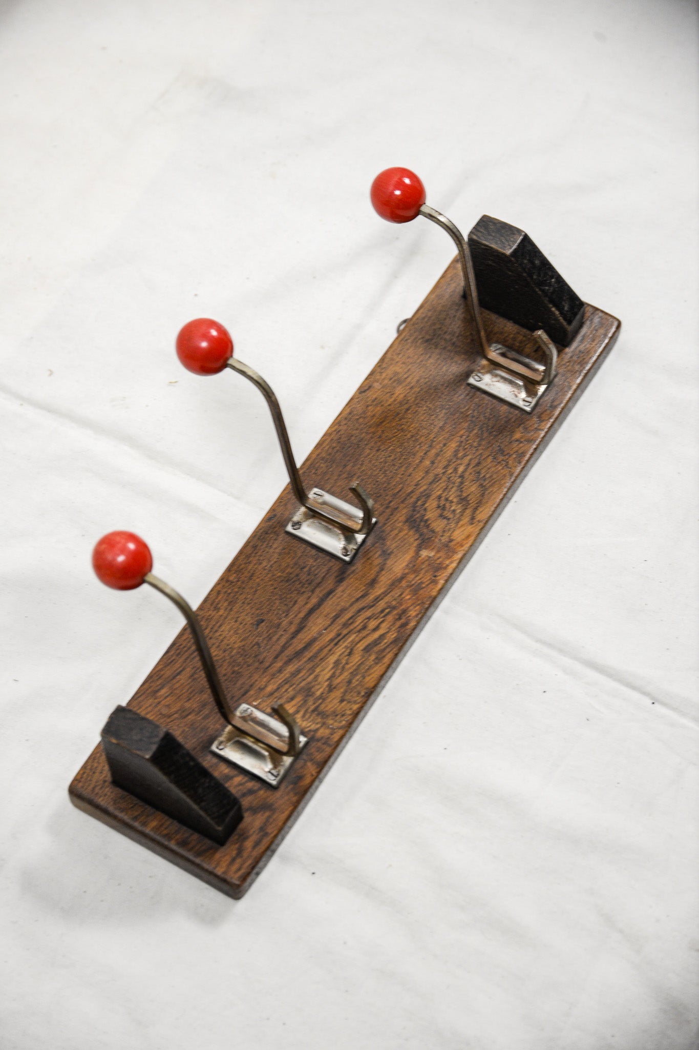 3-Hook Wall Coat Hook / 3連壁かけコートフック