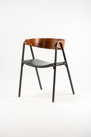 Leather Wood and Metal Chair / レザー×木×メタルチェア