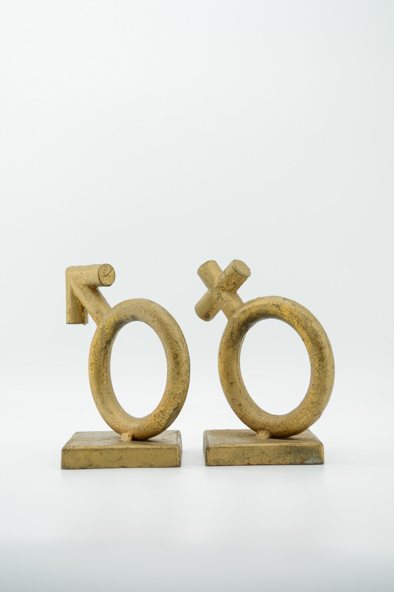Gender Symbol Object Set / 性別記号（マーズ＆ヴィーナス）真鍮オブジェセット