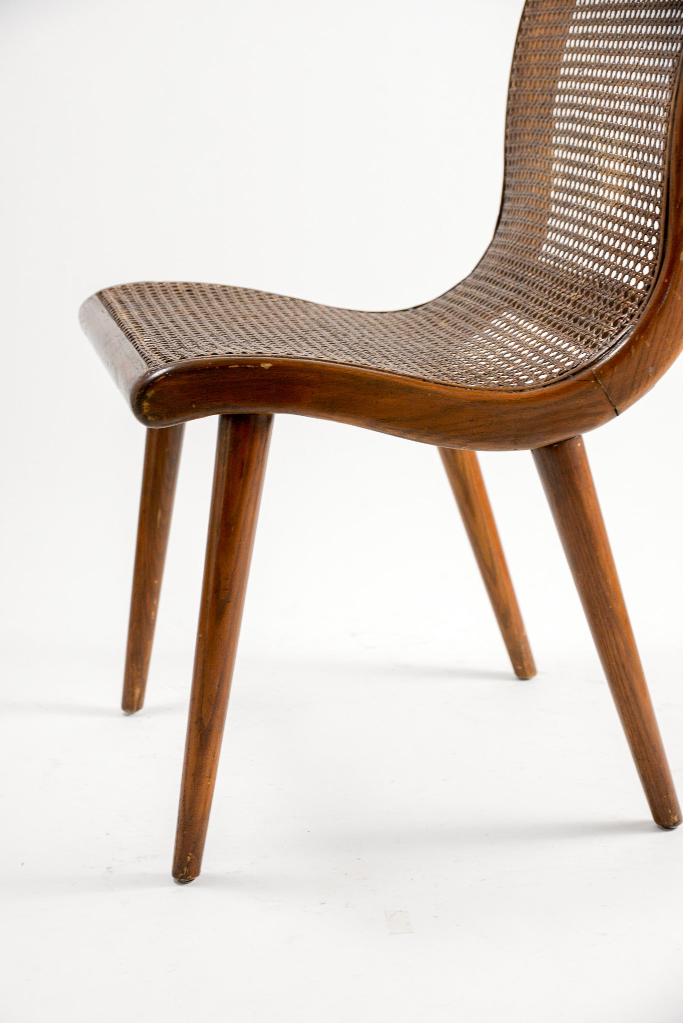 Side Chair with Cane Seat and Back / ラタン編みサイドチェア
