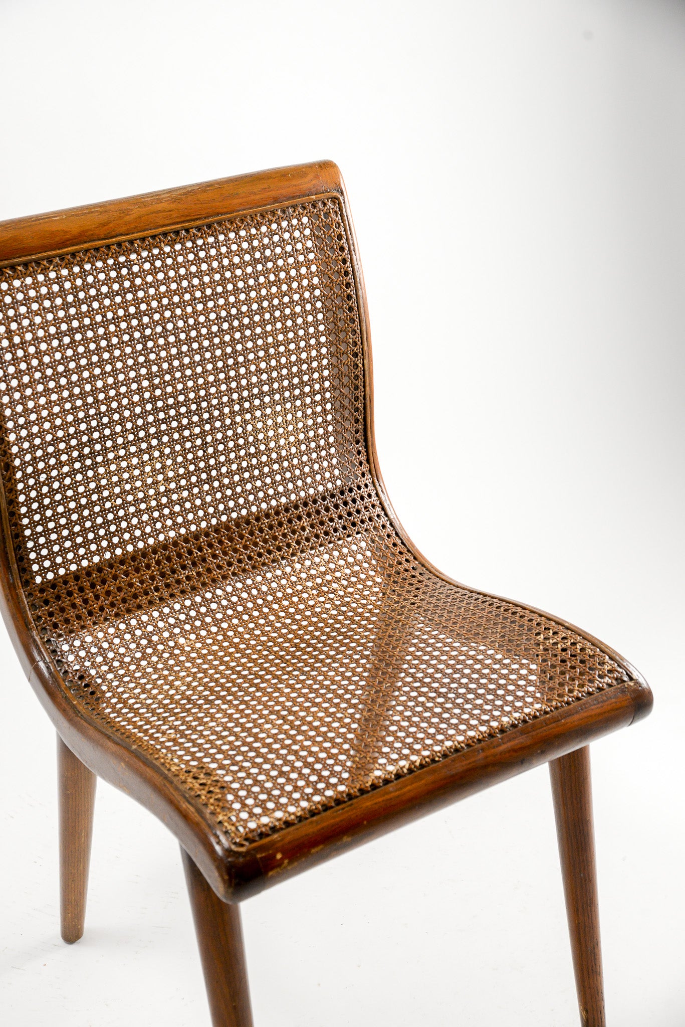 Side Chair with Cane Seat and Back / ラタン編みサイドチェア