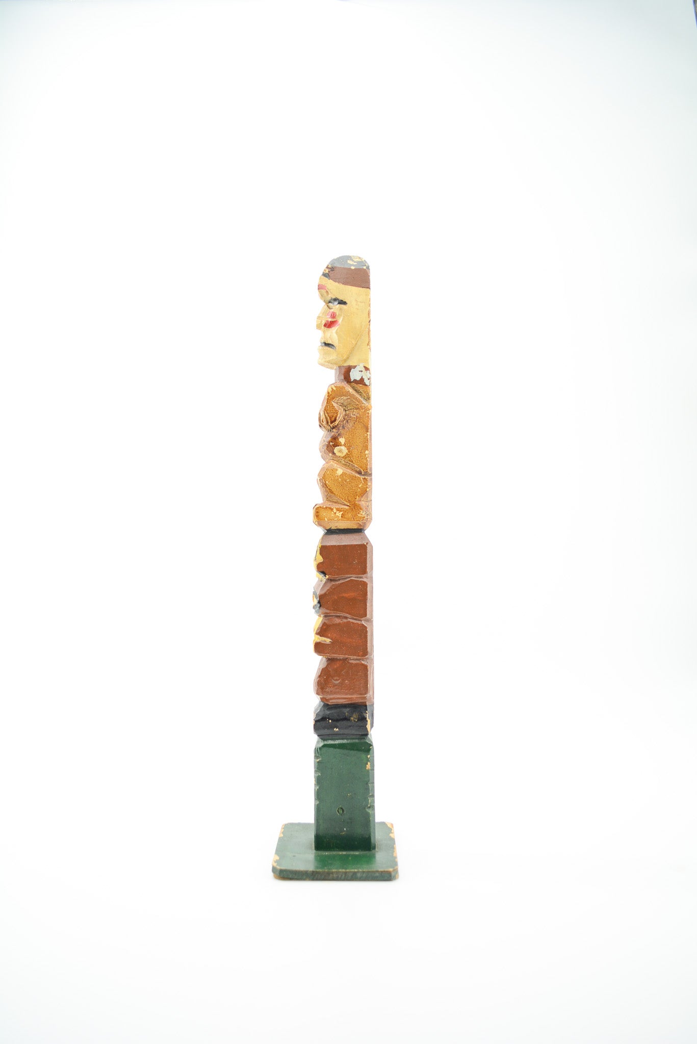 Vintage Totem Pole Wood Carving / ヴィンテージ トーテムポール ウッドカービング