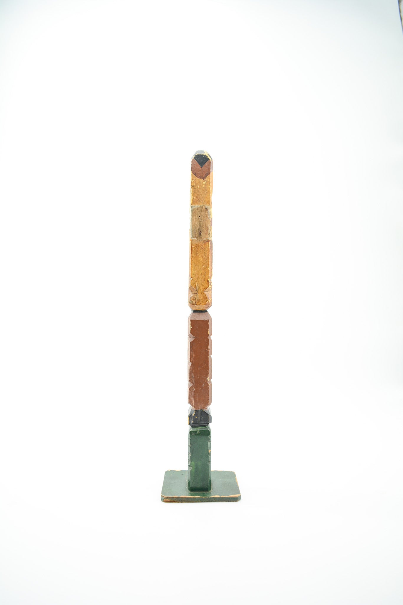 Vintage Totem Pole Wood Carving / ヴィンテージ トーテムポール ウッドカービング