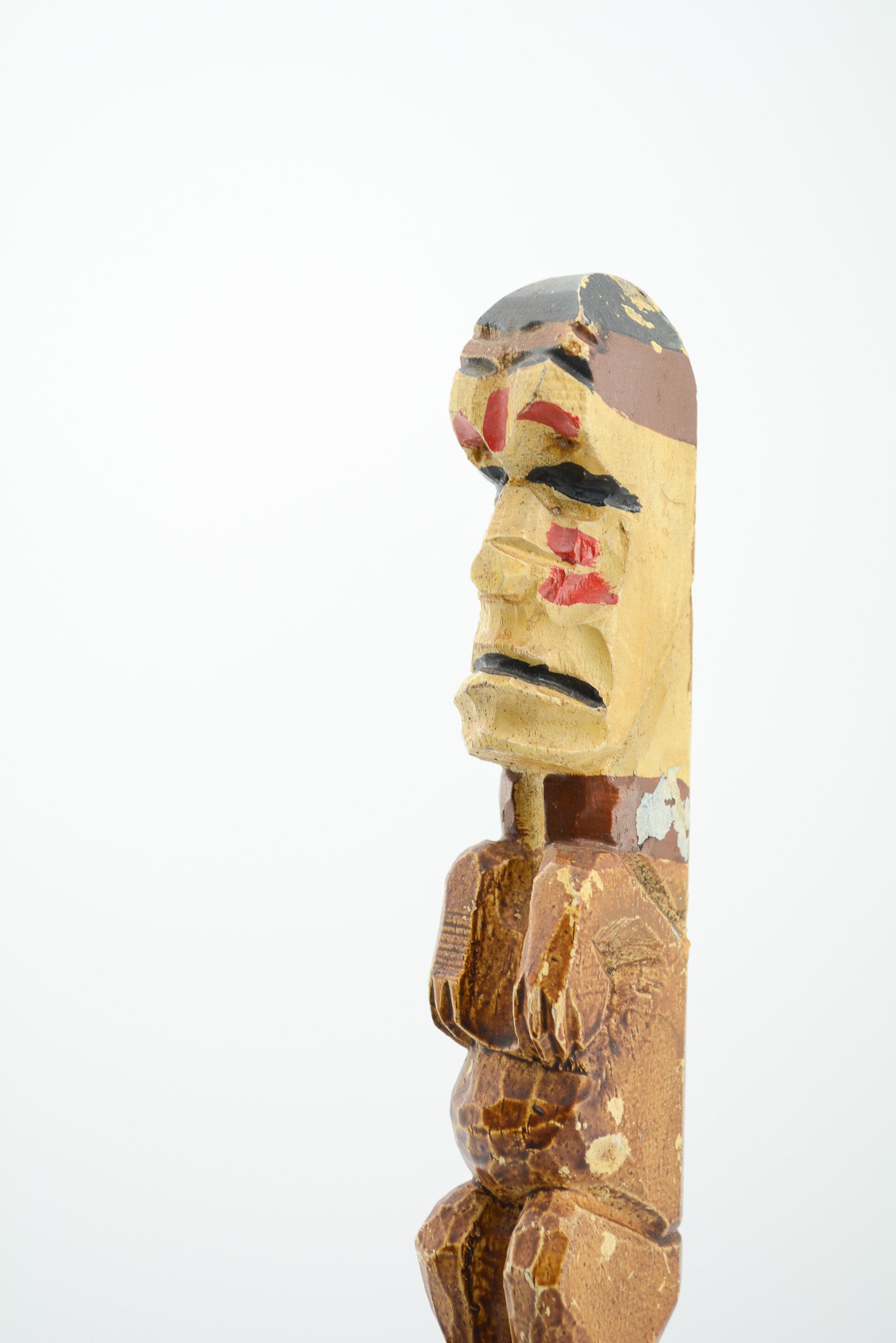 Vintage Totem Pole Wood Carving / ヴィンテージ トーテムポール ウッドカービング