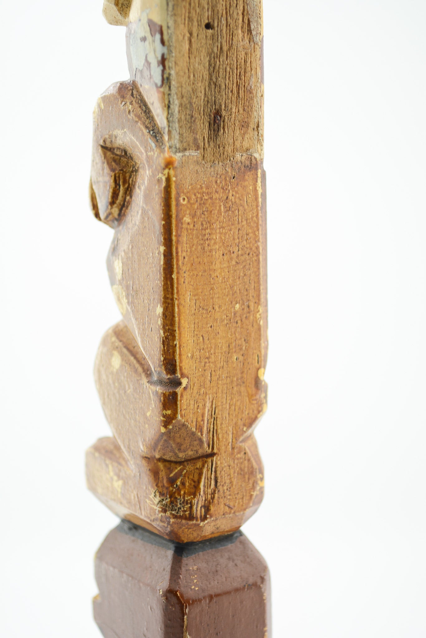 Vintage Totem Pole Wood Carving / ヴィンテージ トーテムポール ウッドカービング