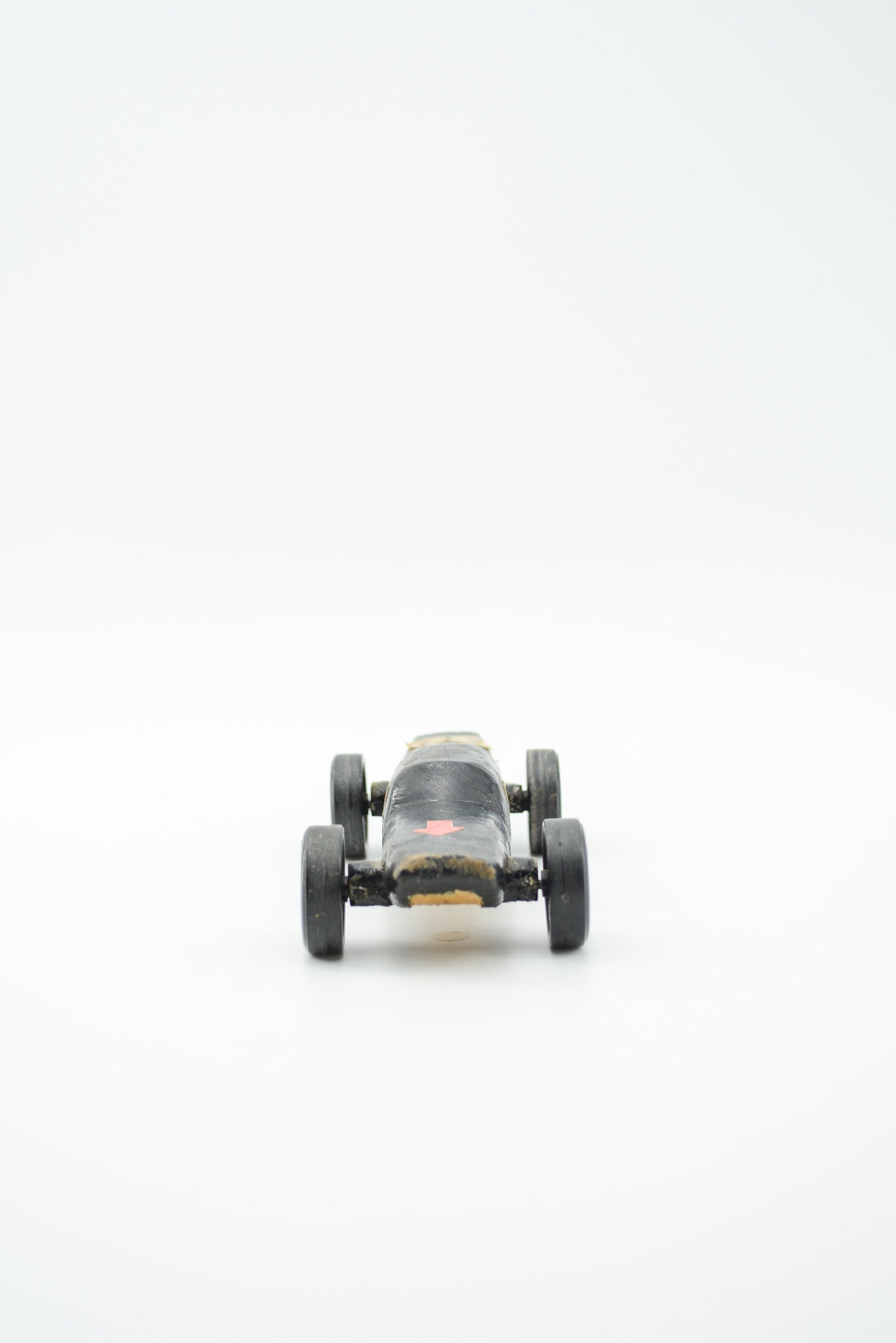 Vintage Pinewood Derby Car "Black No.12" / ヴィンテージ パインウッドダービー車 "ブラック No.12"