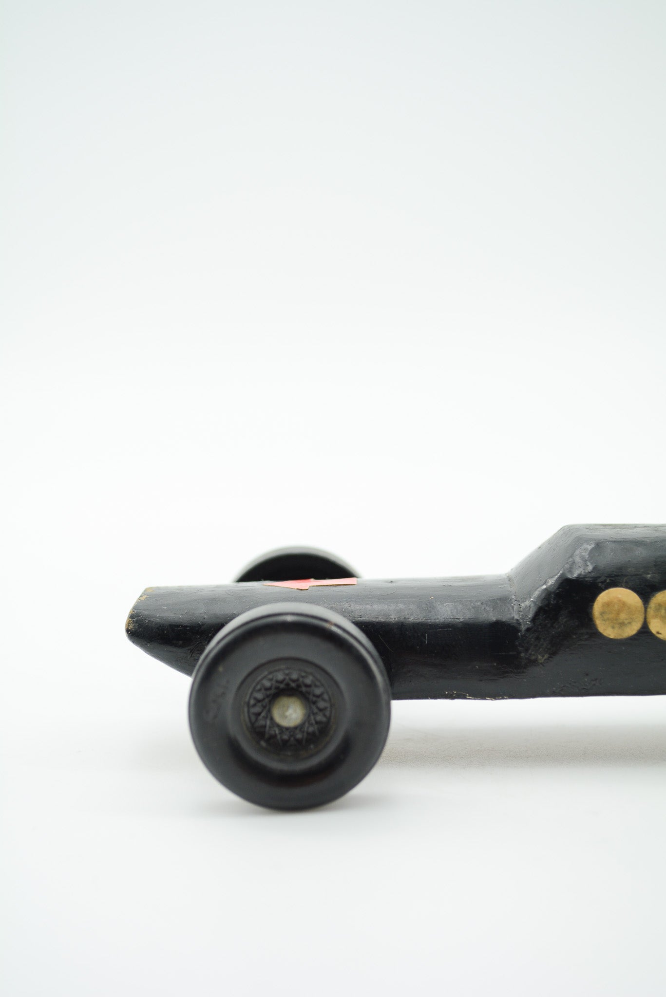 Vintage Pinewood Derby Car "Black No.12" / ヴィンテージ パインウッドダービー車 "ブラック No.12"