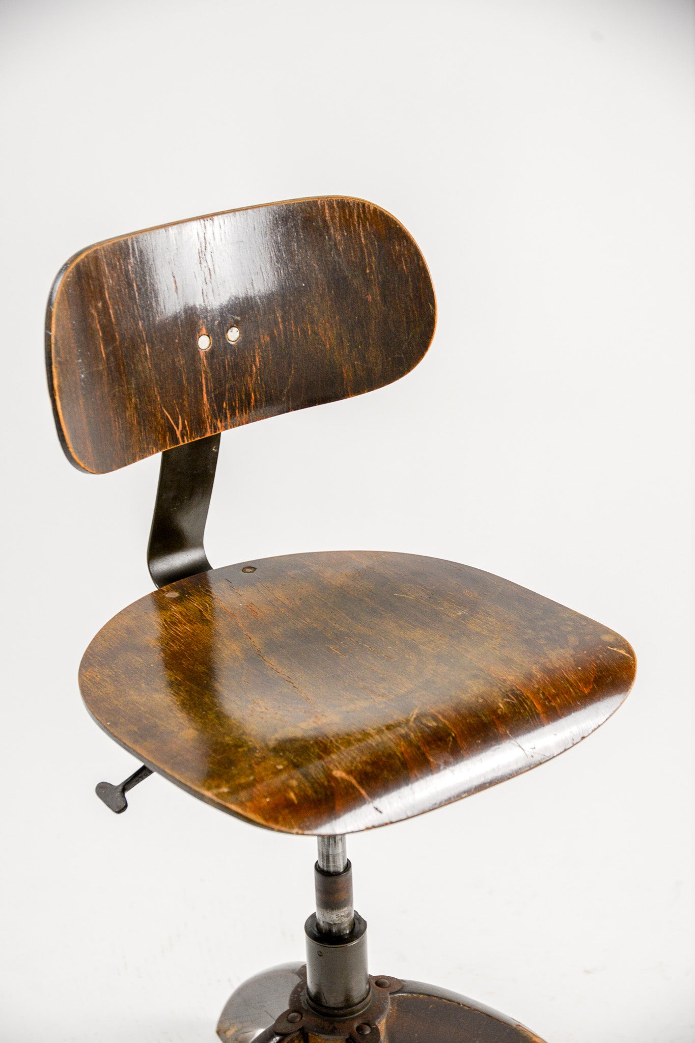 Wood & Metal Swivel Chair / 木×メタル 回転チェア