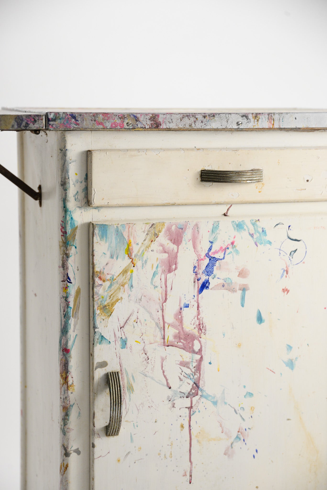 Vintage Atelier Kitchen Cabinet with Drop-leaf Panels / ヴィンテージ アトリエキッチンキャビネット（ドロップリーフパネル付き）