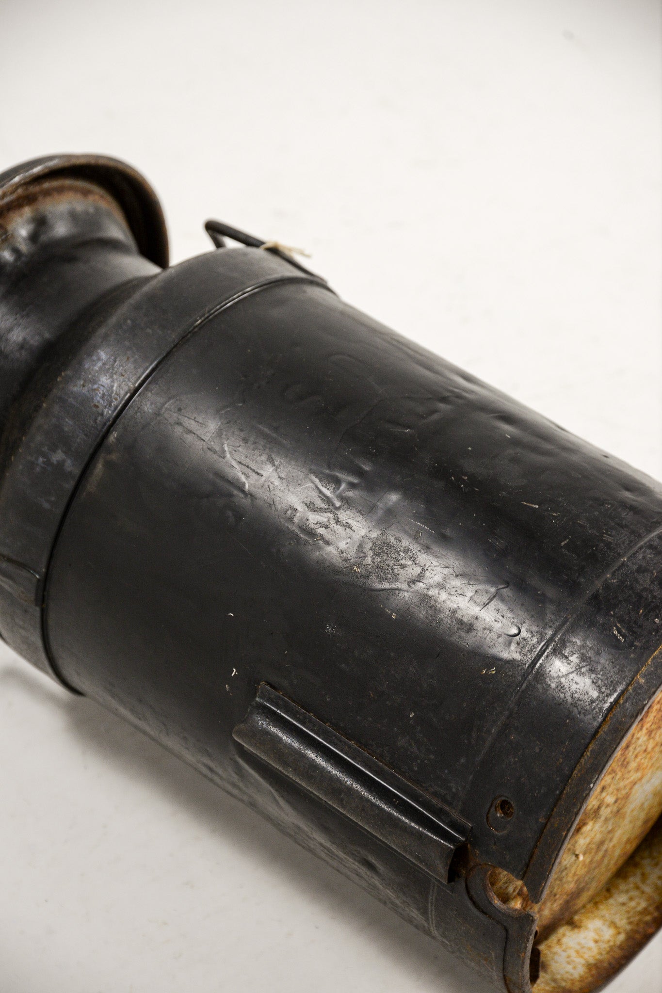 Vintage Black Milk Can / ミルク缶 黒