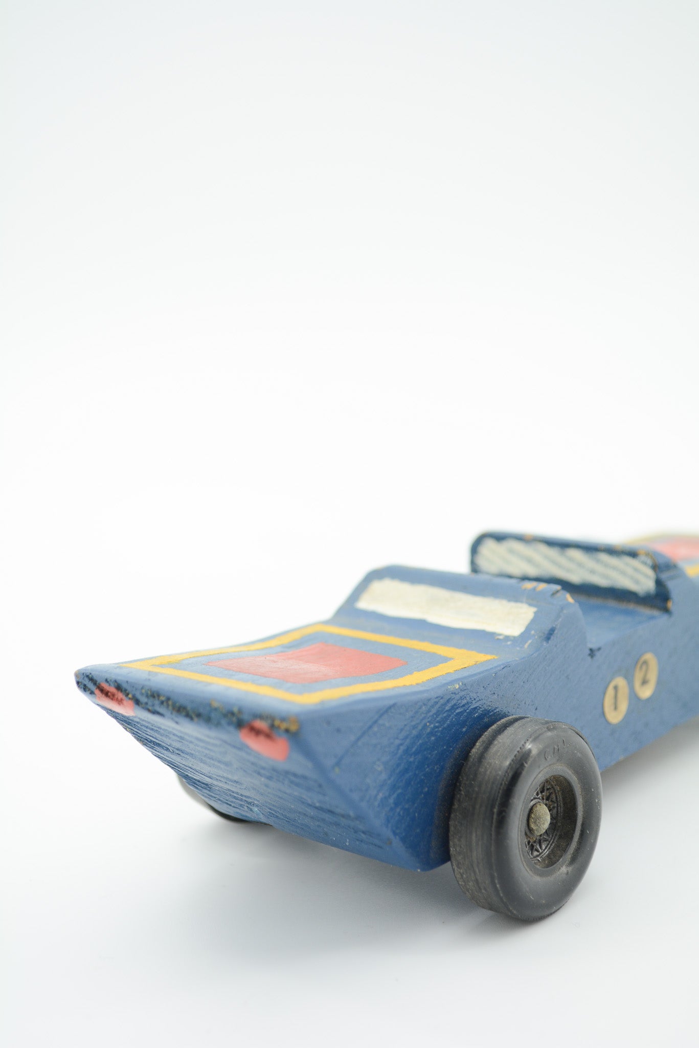 Vintage Pinewood Derby Car "No.12" / ヴィンテージ パインウッドダービー車 "No.12"