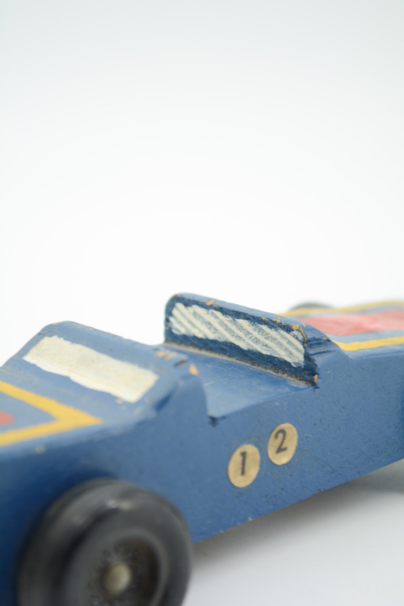 Vintage Pinewood Derby Car "No.12" / ヴィンテージ パインウッドダービー車 "No.12"