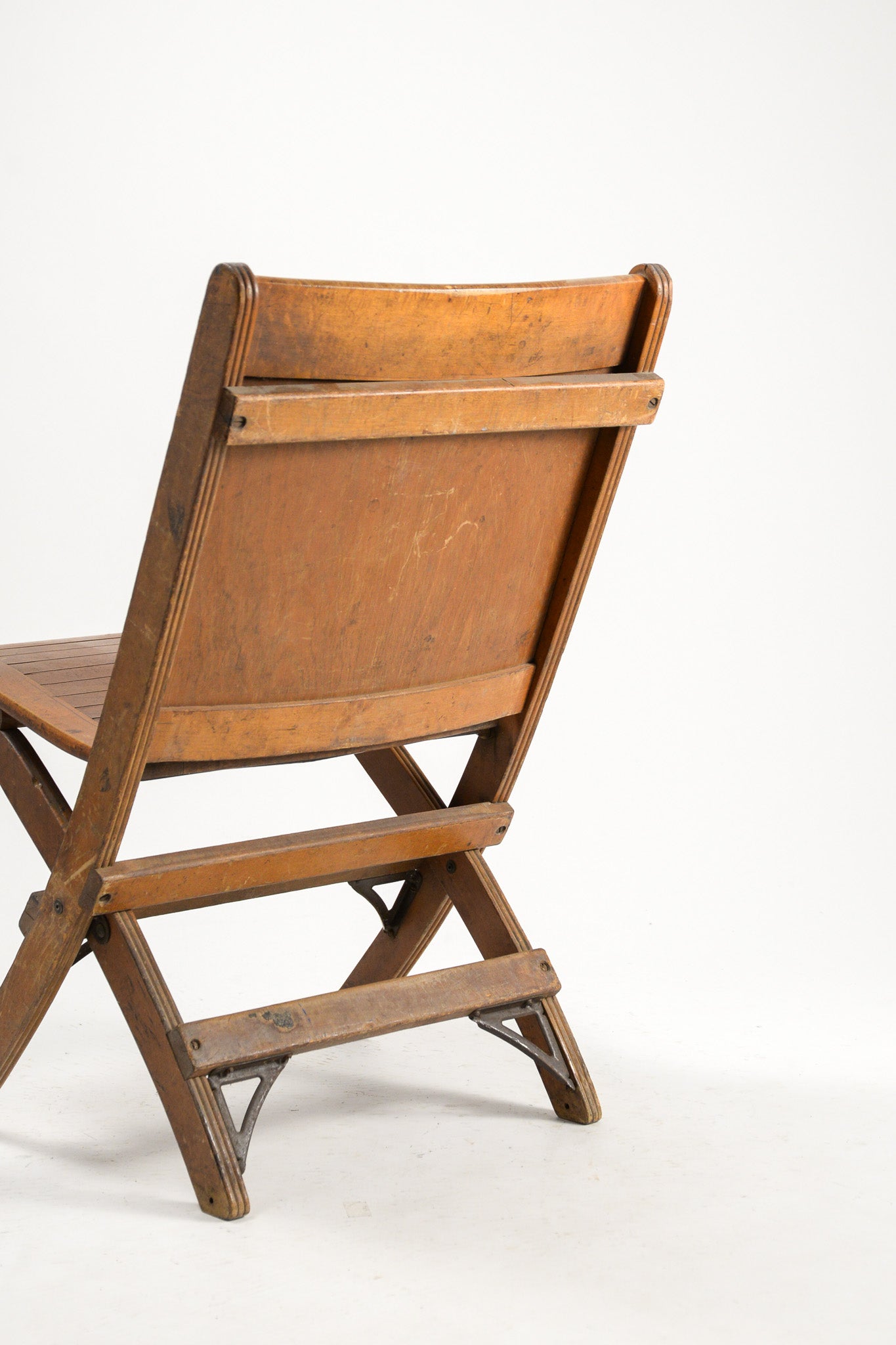 Wooden Folding Chair / 木製 折りたたみイス
