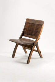 Wooden Folding Chair / 木製 折りたたみチェア