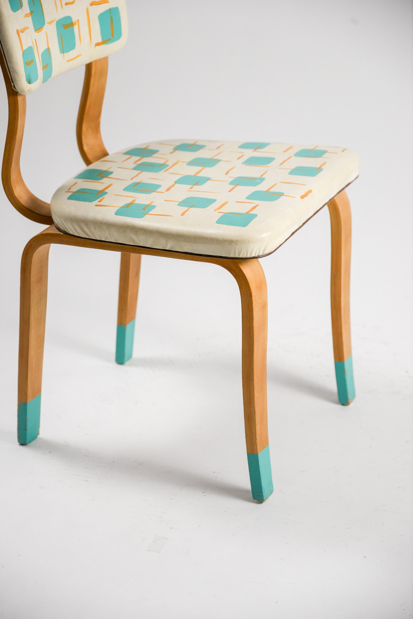 Vintage Geometric Pattern Bentwood Chair / ヴィンテージ 幾何学模様 ベントウッドチェア