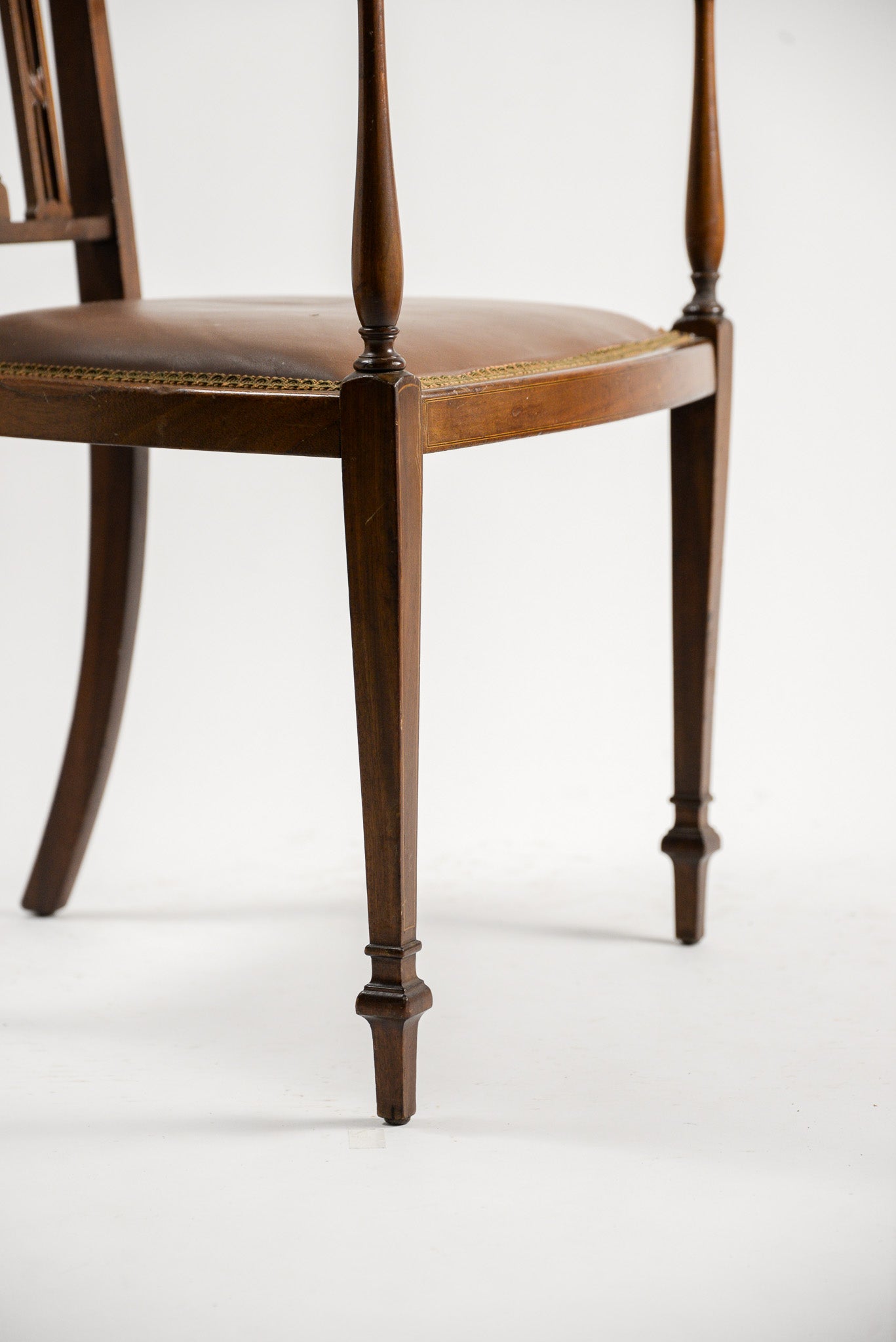 Antique Inlay Armchair / アンティーク インレイ アームチェア