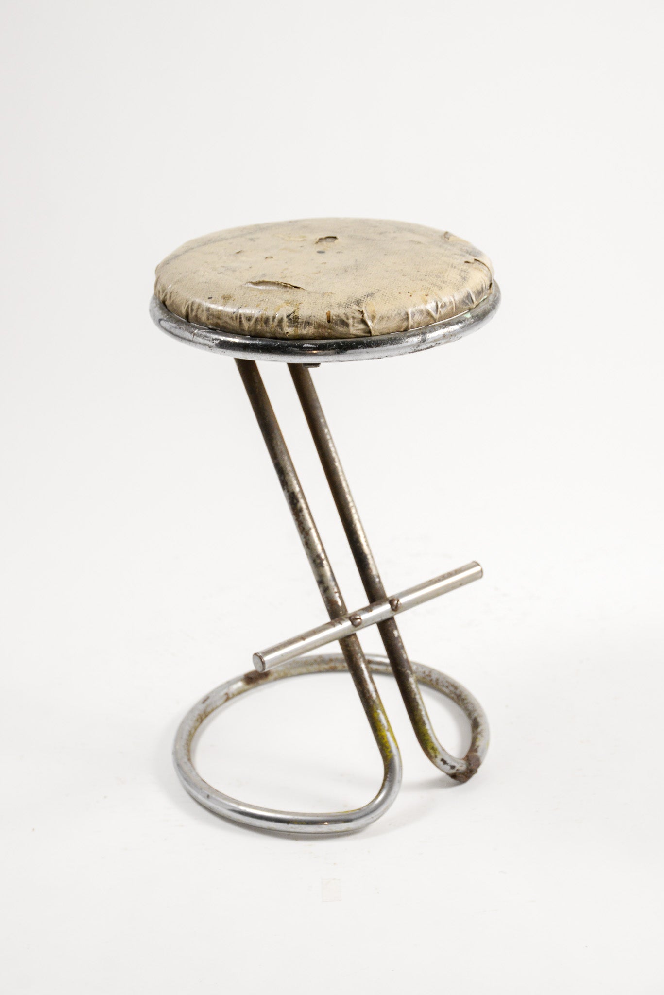 Vintage Z-shaped Bar Stool / ヴィンテージ Z型 バースツール