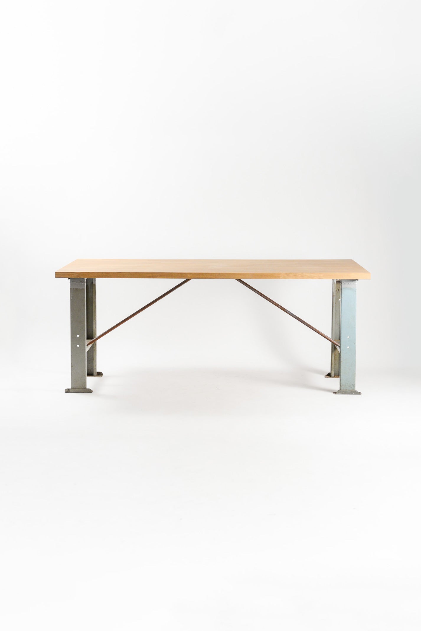 Ash Wood Workbench Table / タモ ワークベンチテーブル