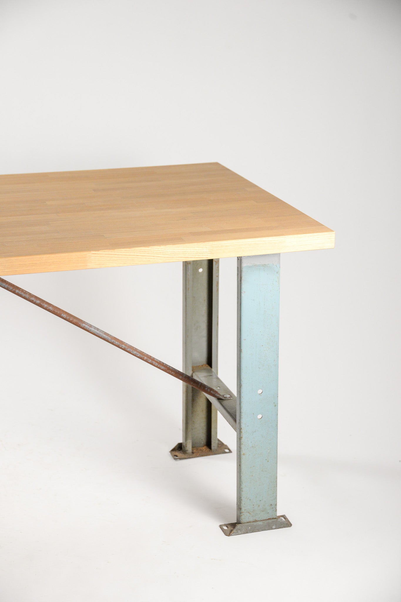 Ash Wood Workbench Table / タモ ワークベンチテーブル
