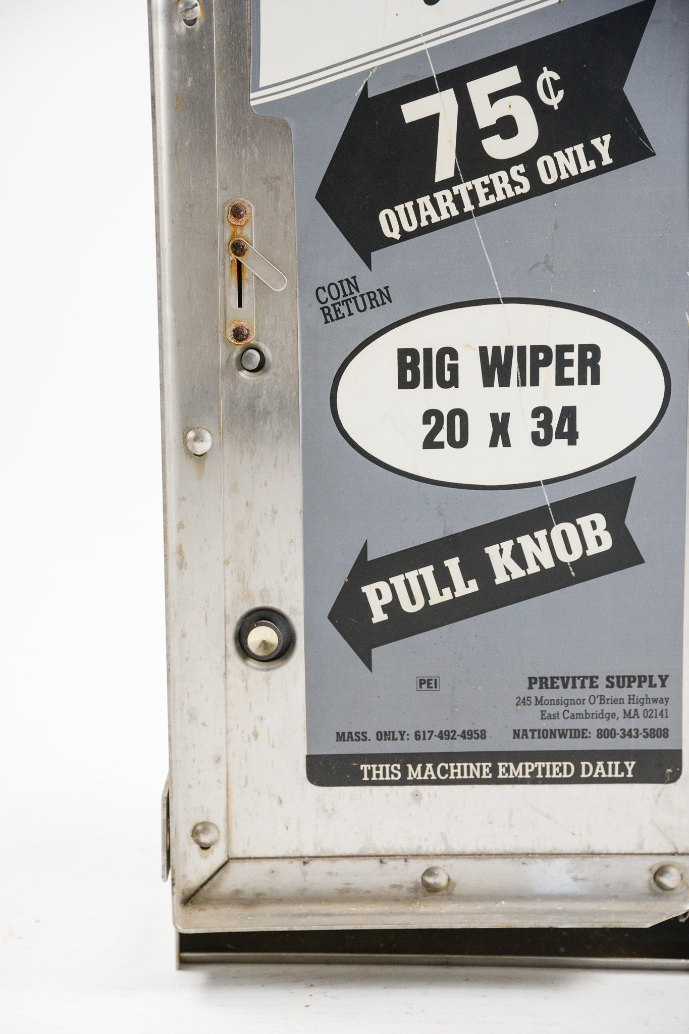 Vintage Towel Vending Machine "See More Super Towel" / ヴィンテージ タオル自動販売機 "シーモア スーパータオル"