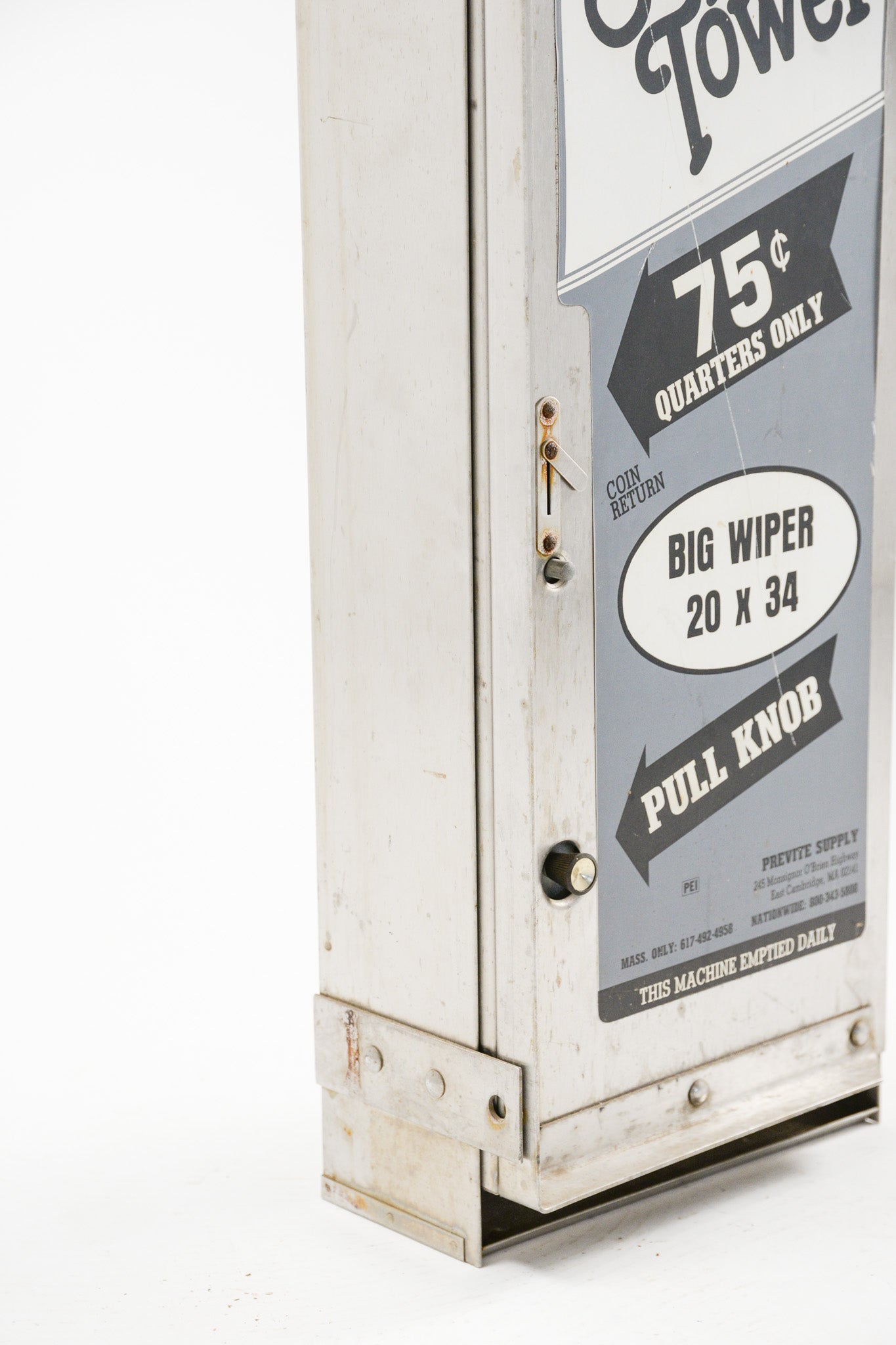 Vintage Towel Vending Machine "See More Super Towel" / ヴィンテージ タオル自動販売機 "シーモア スーパータオル"