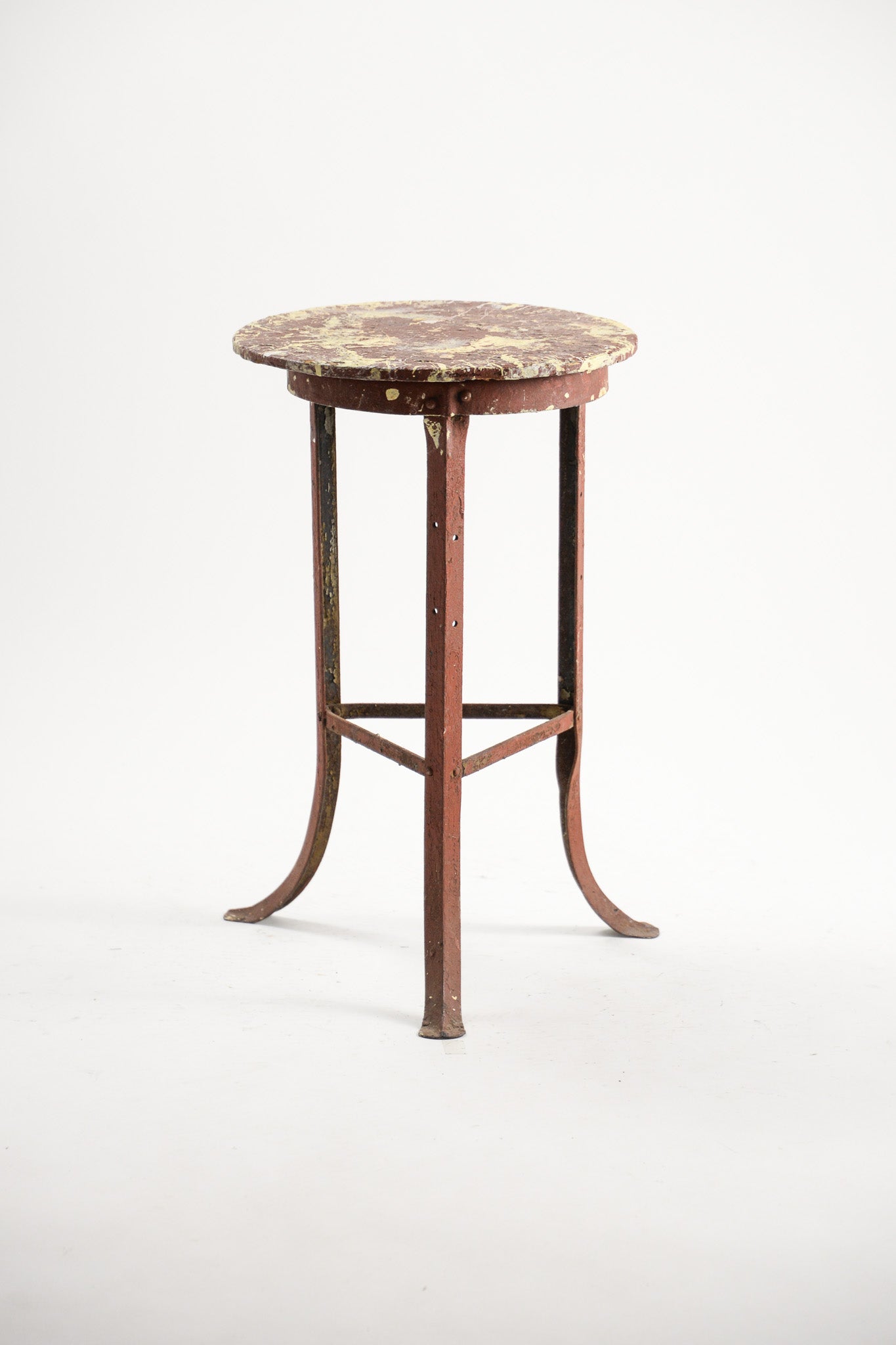 Red Tripod Side Table / 赤 トライポッドテーブル