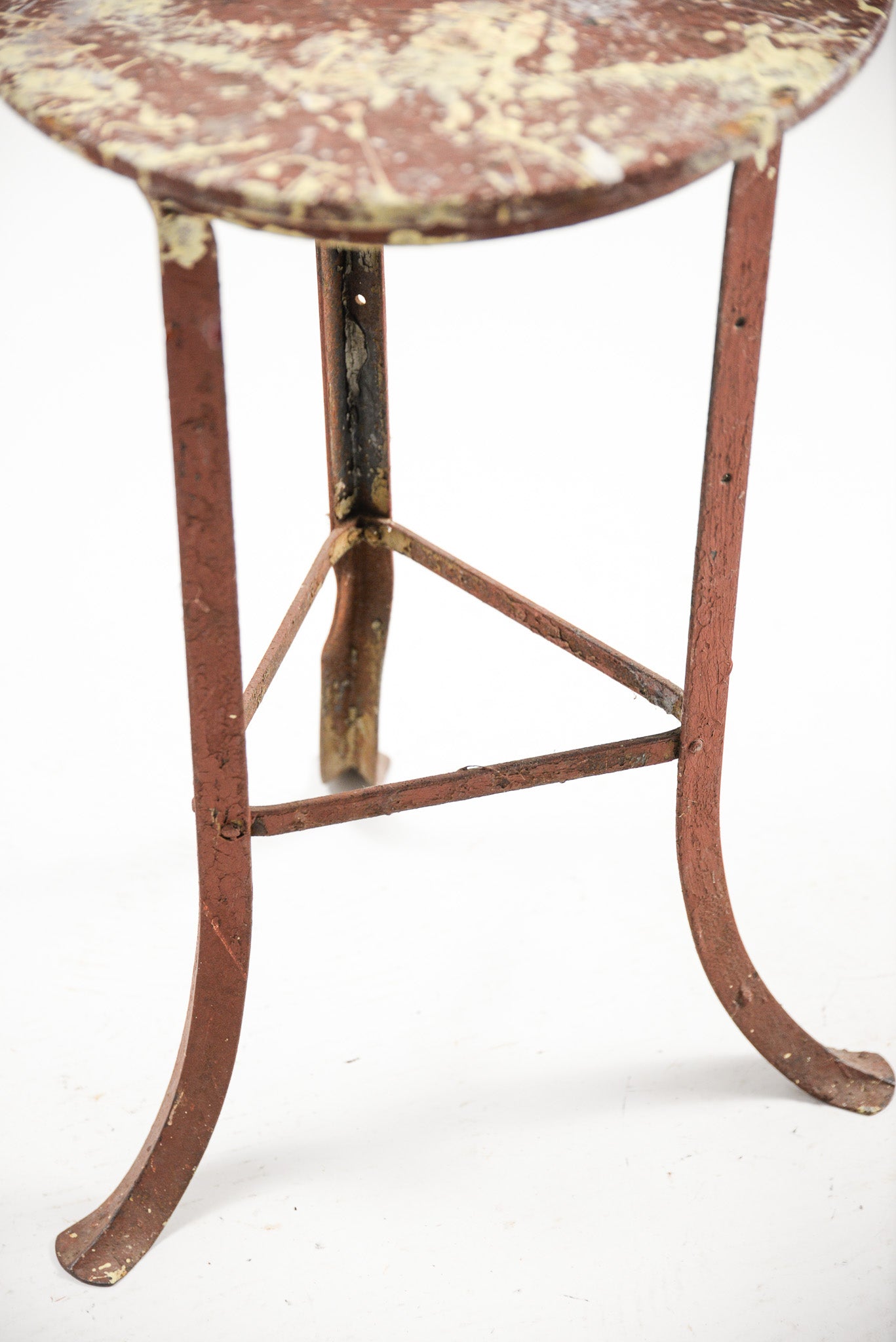 Red Tripod Side Table / 赤 トライポッドテーブル