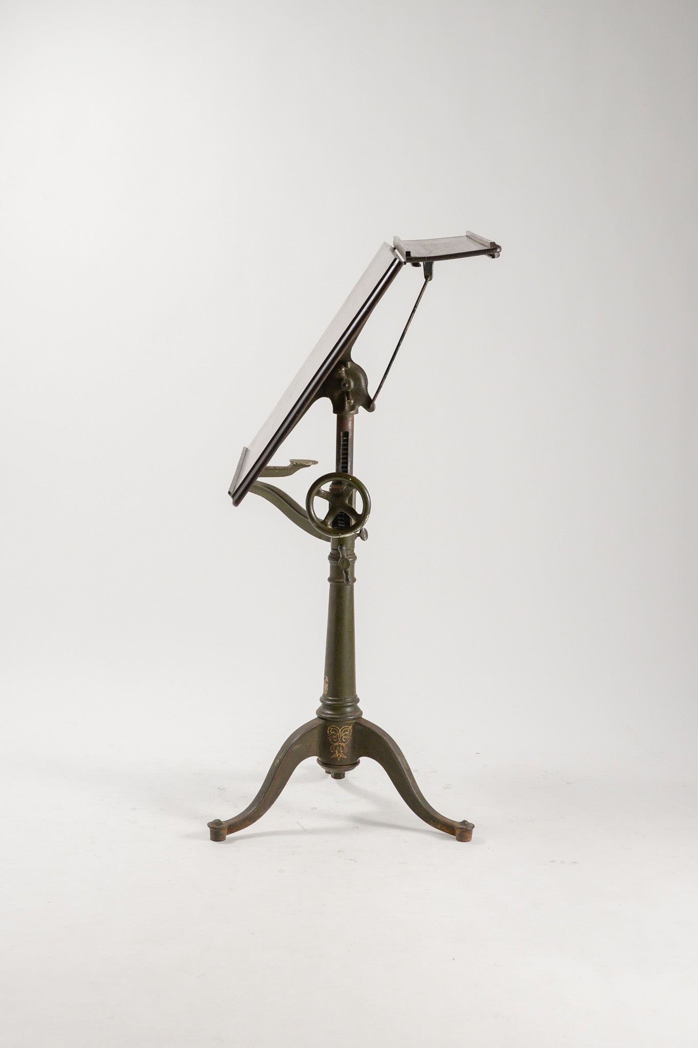 Vintage Adjustable Cast Iron &Wood Lectern / 書見台（譜面台）