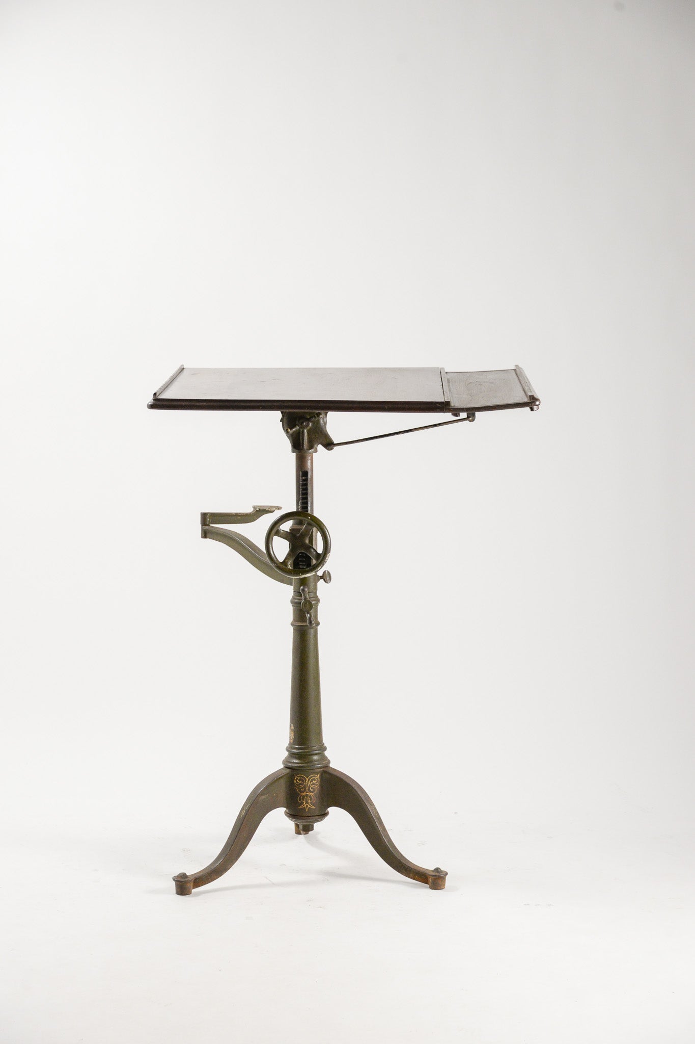 Vintage Adjustable Cast Iron &Wood Lectern / 書見台（譜面台）