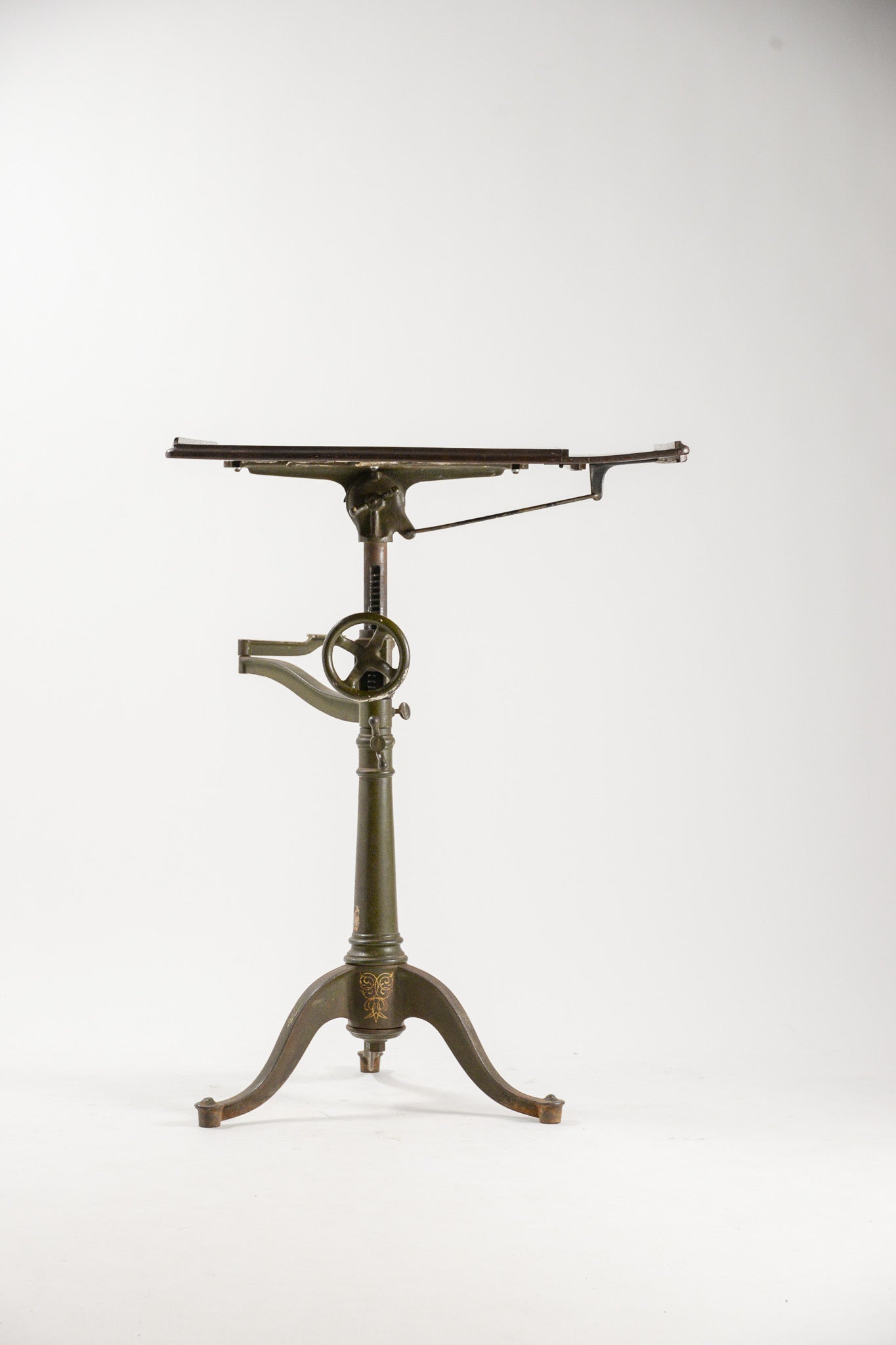 Vintage Adjustable Cast Iron &Wood Lectern / 書見台（譜面台）