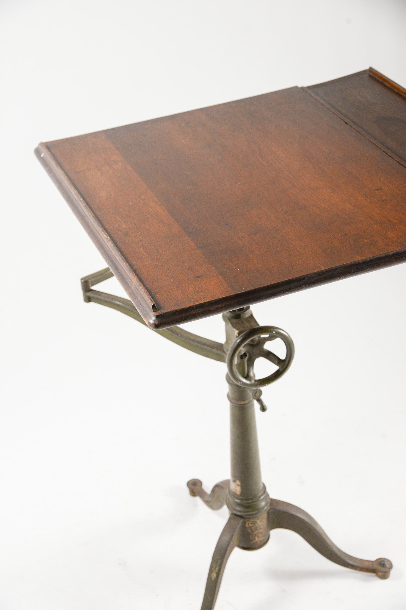 Vintage Adjustable Cast Iron &Wood Lectern / 書見台（譜面台）