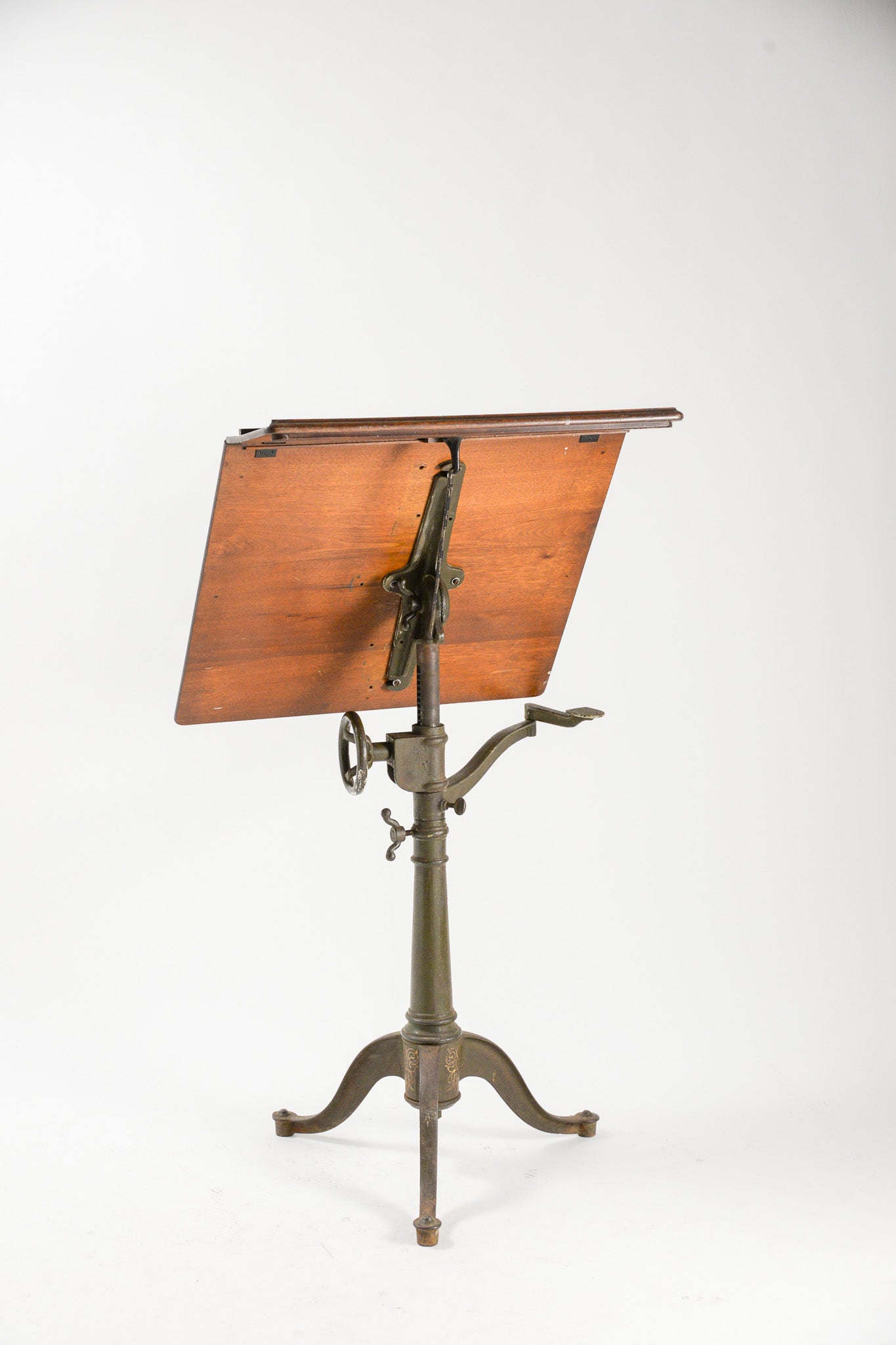 Vintage Adjustable Cast Iron &Wood Lectern / 書見台（譜面台）