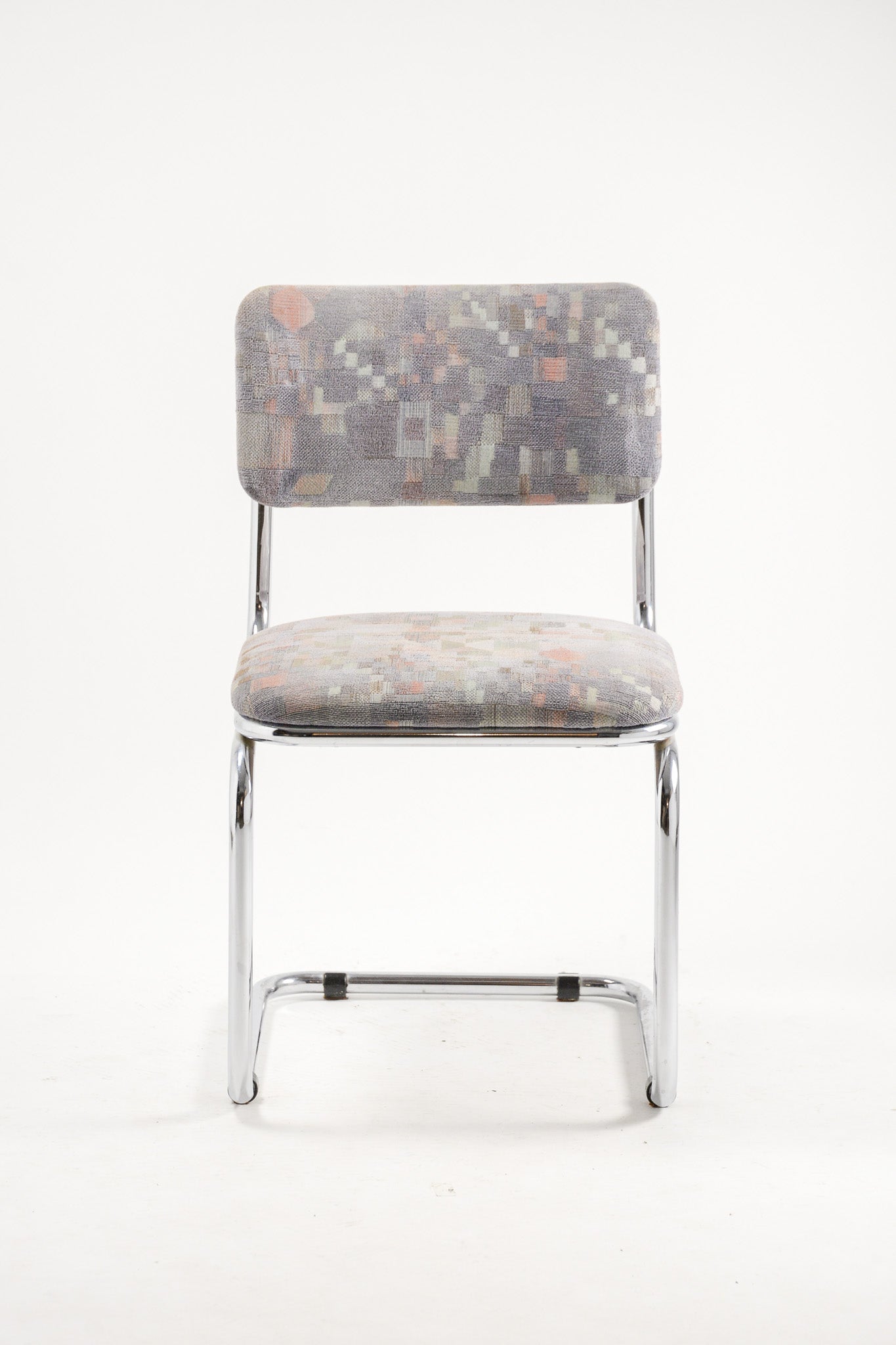 Geometric Fabric Cantilever Chair / 幾何学ファブリック カンチレバーチェア