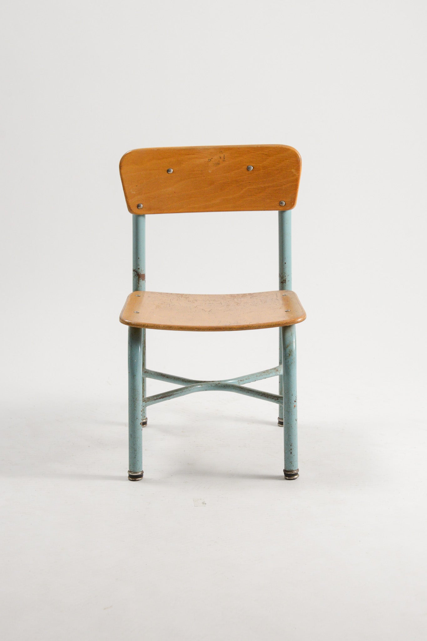 Blue Tubular Frame Kids Chair / ブルーパイプ キッズチェア