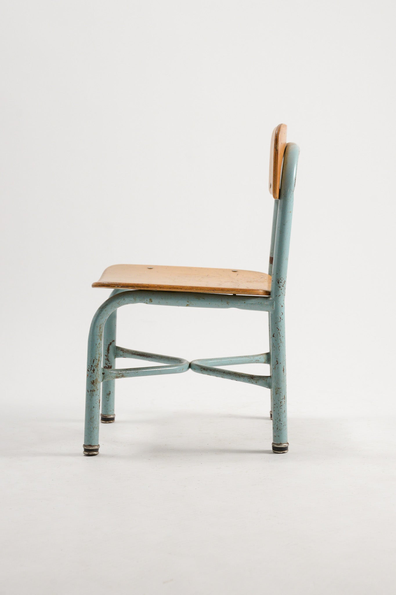 Blue Tubular Frame Kids Chair / ブルーパイプ キッズチェア