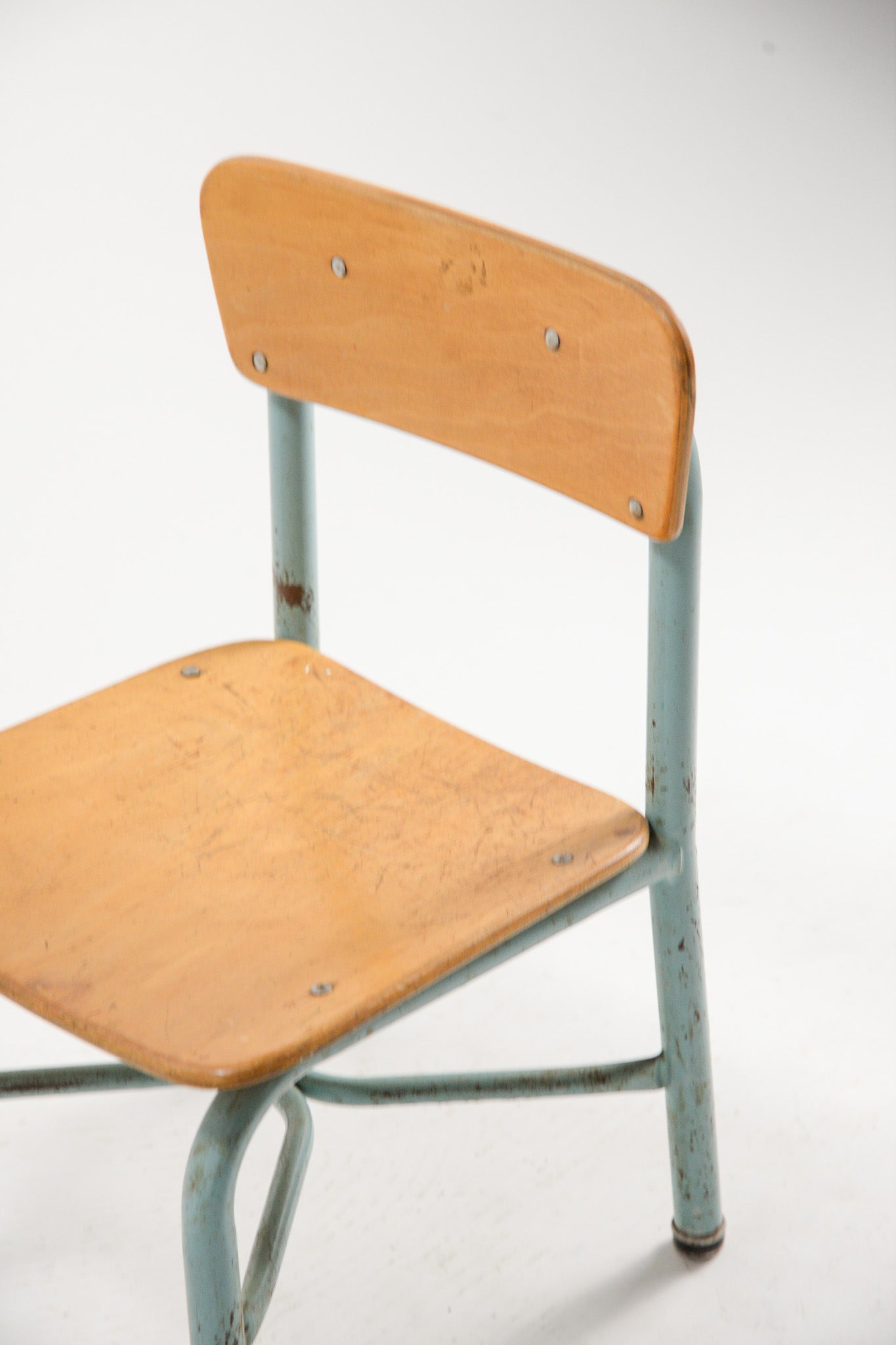 Blue Tubular Frame Kids Chair / ブルーパイプ キッズチェア