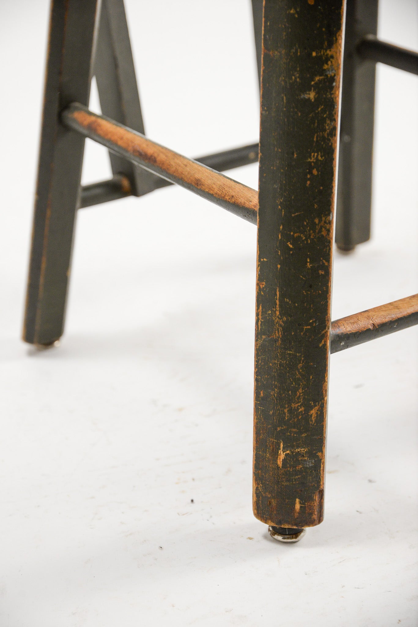 Vintage Wooden High Stool / ヴィンテージ 木製ハイスツール