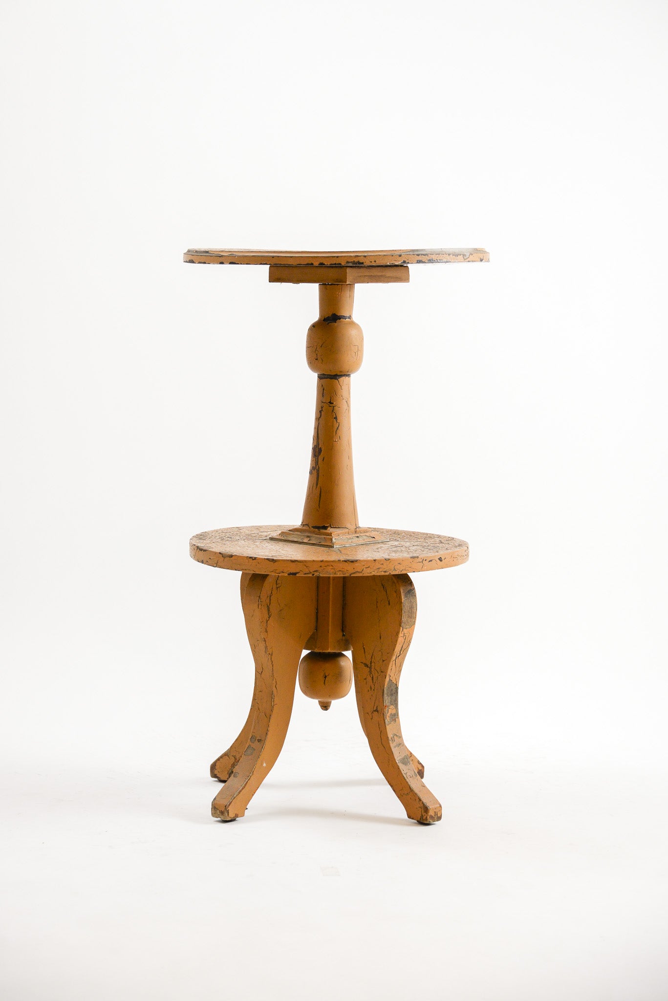 Two-tier Wooden Side Table / 2段サイドテーブル