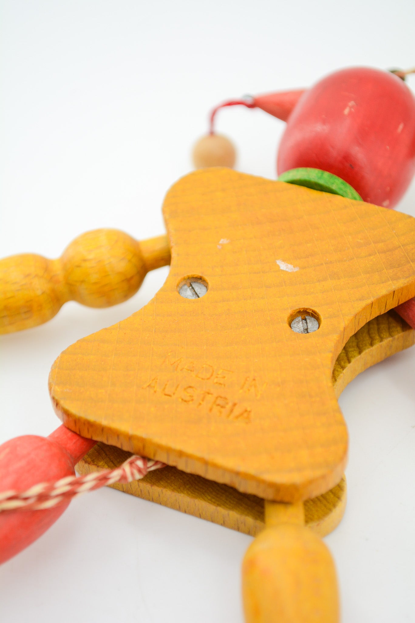 Wooden Jumping Jack Puppet "Jester" / 木製のあやつり人形（ピエロ）
