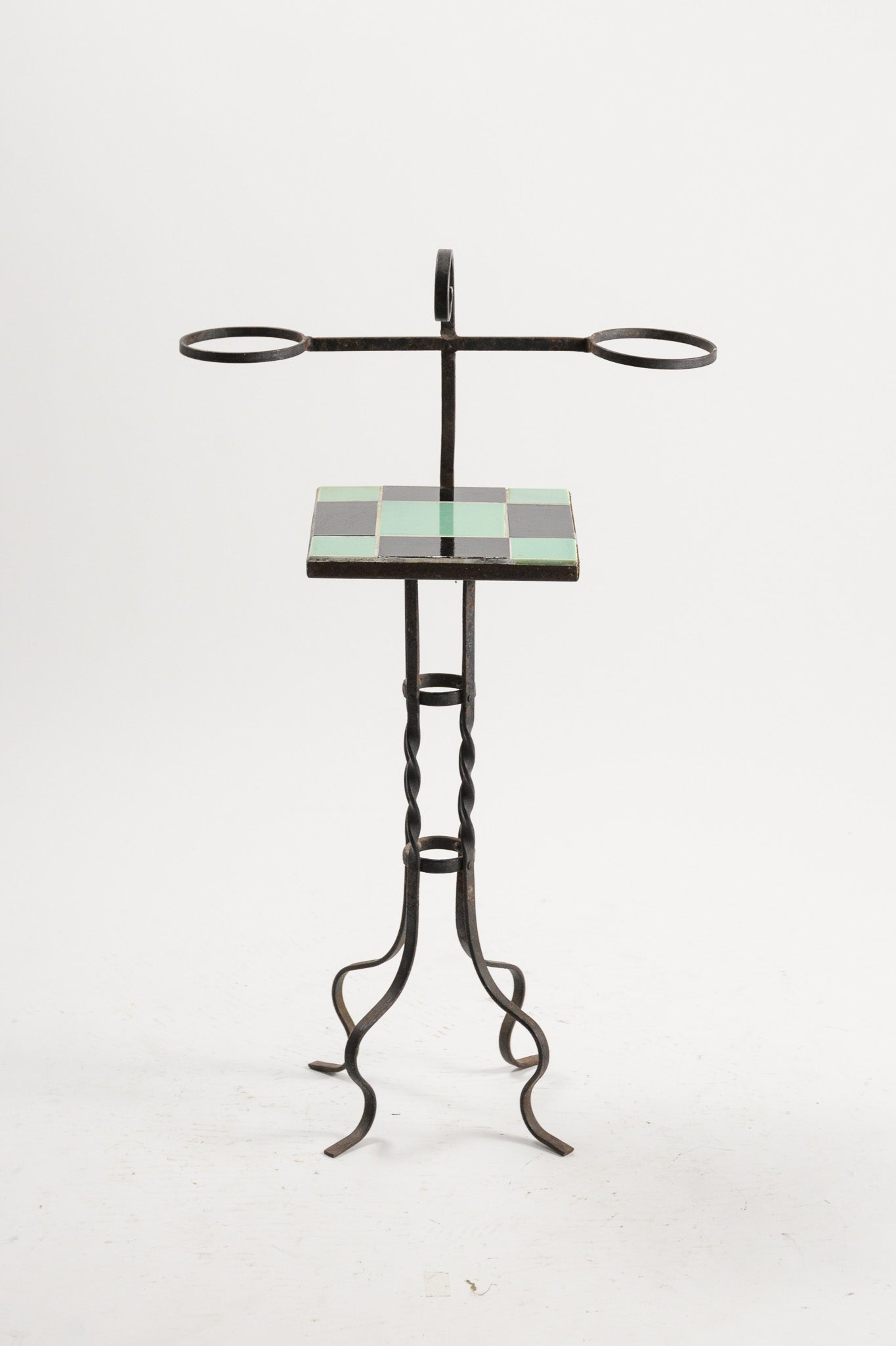 Tile Top Flower Stand / タイル天板 花台