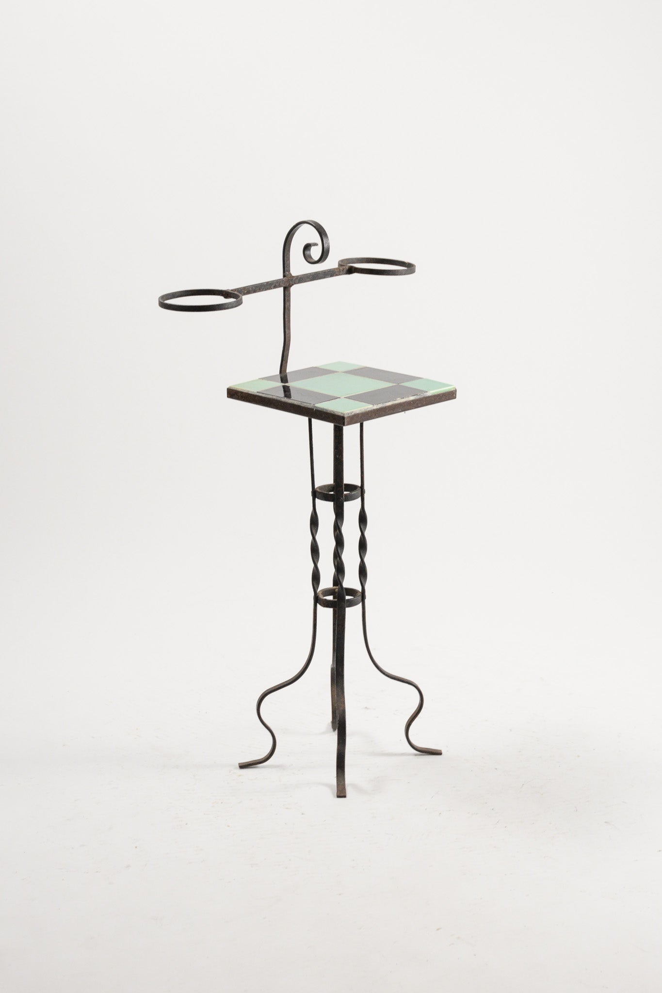 Tile Top Flower Stand / タイル天板 花台