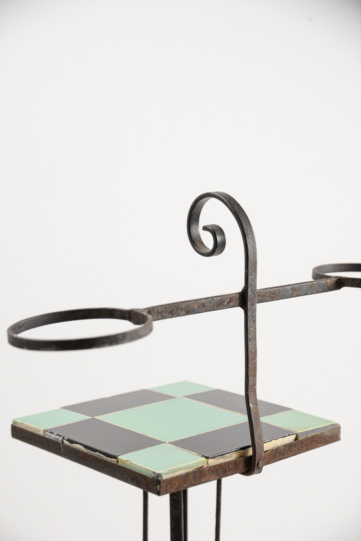 Tile Top Flower Stand / タイル天板 花台