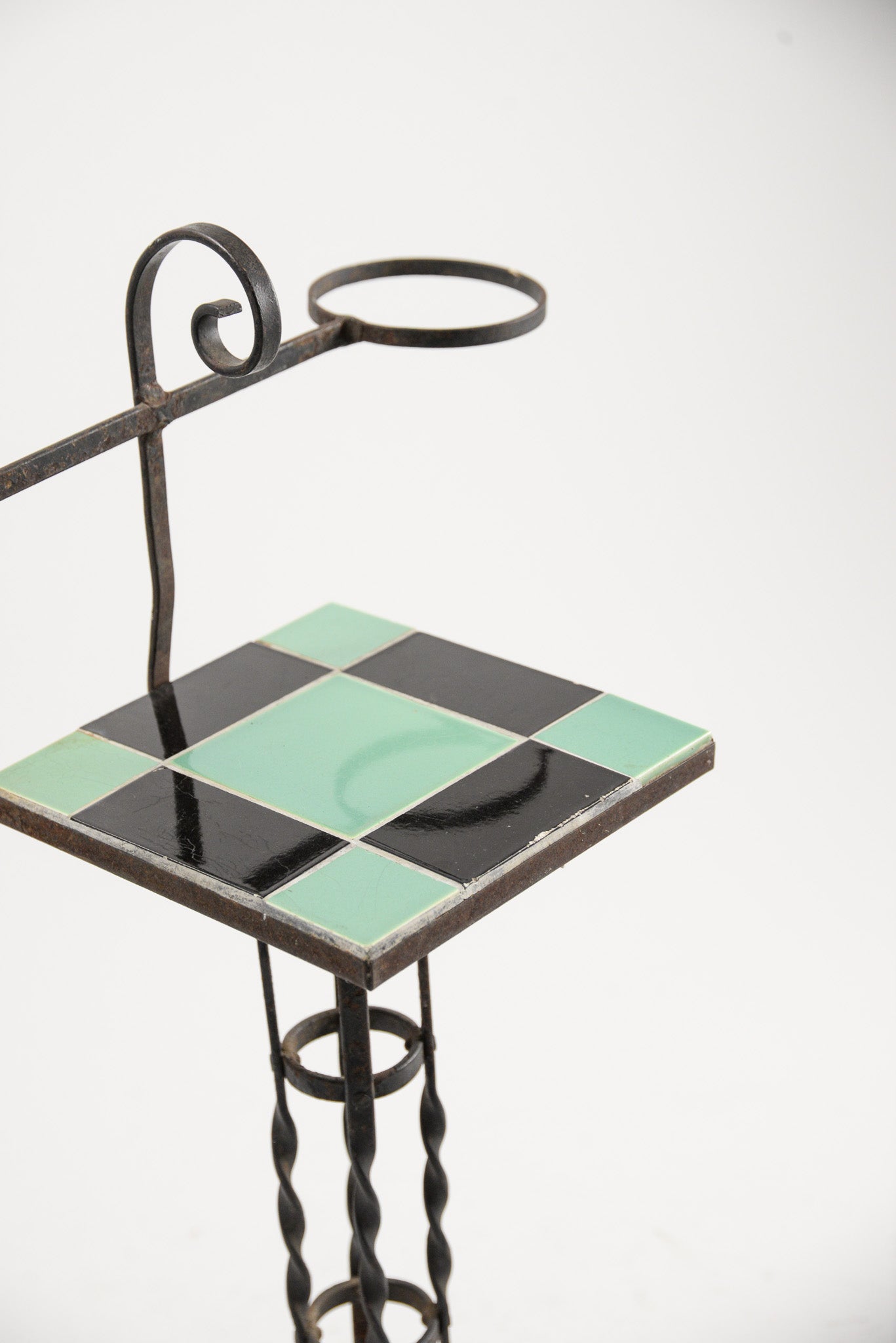 Tile Top Flower Stand / タイル天板 花台