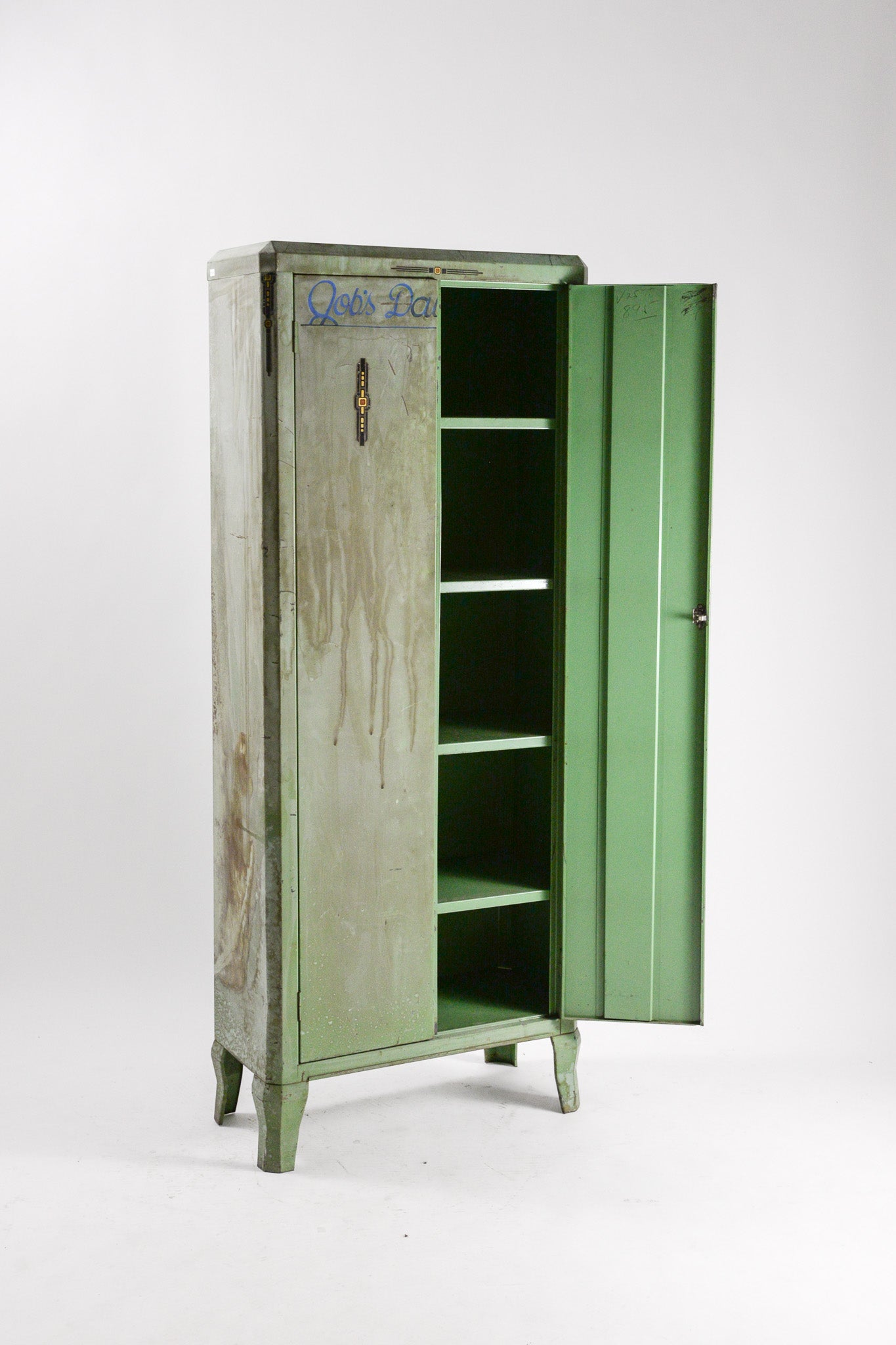 Vintage Metal Cabinet "Job's Daughters" / ヴィンテージ メタルキャビネット "ジョブズ・ドーターズ"