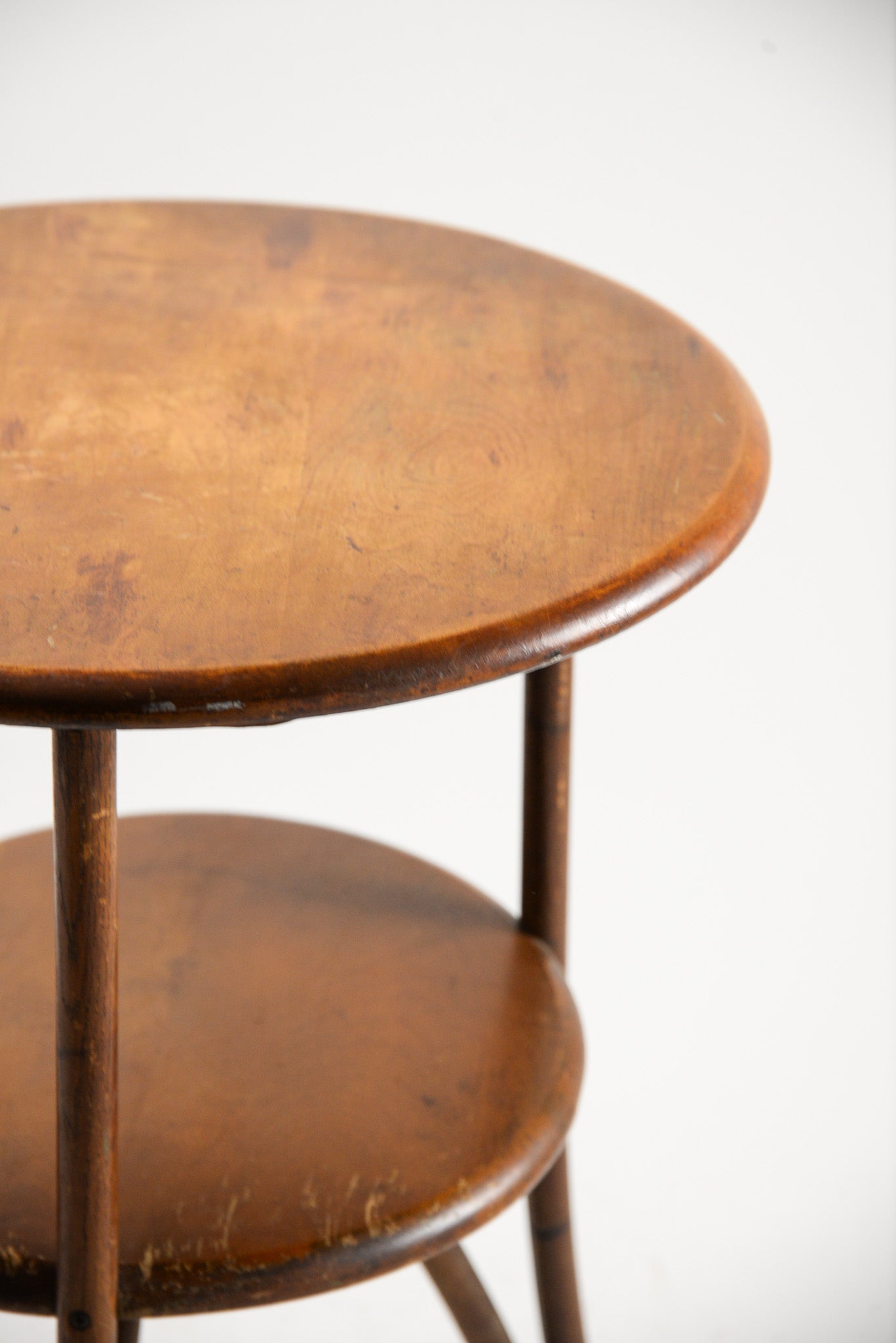 Bentwood Pedestal Round Table / 曲げ木脚 円卓 (ウッド)